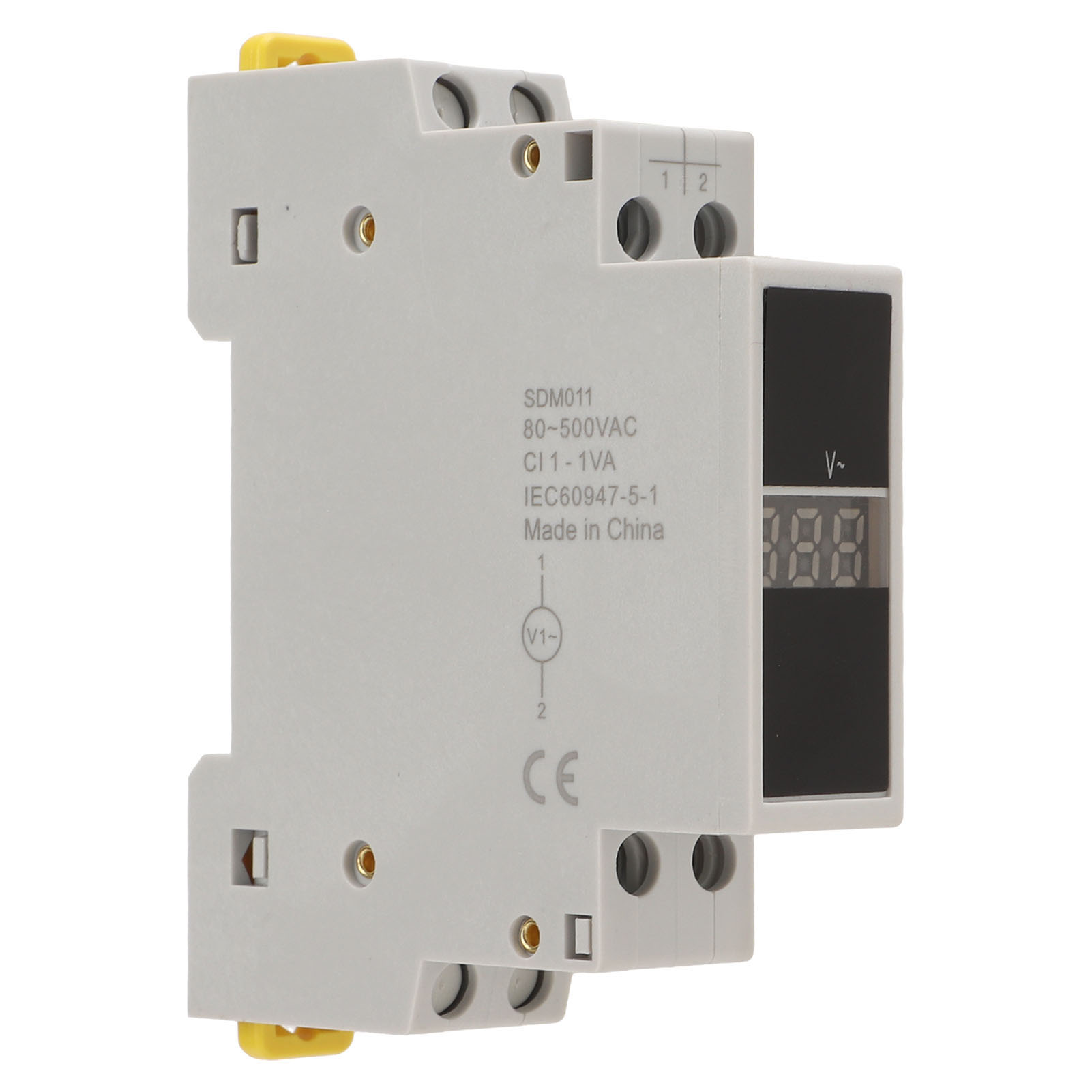 Einphasen-voltmeter Mit Digitalanzeige, Abs-gehäuse, Mini-modul-voltmeter Für Elektriker, Wechselstrom 80 V–500 V