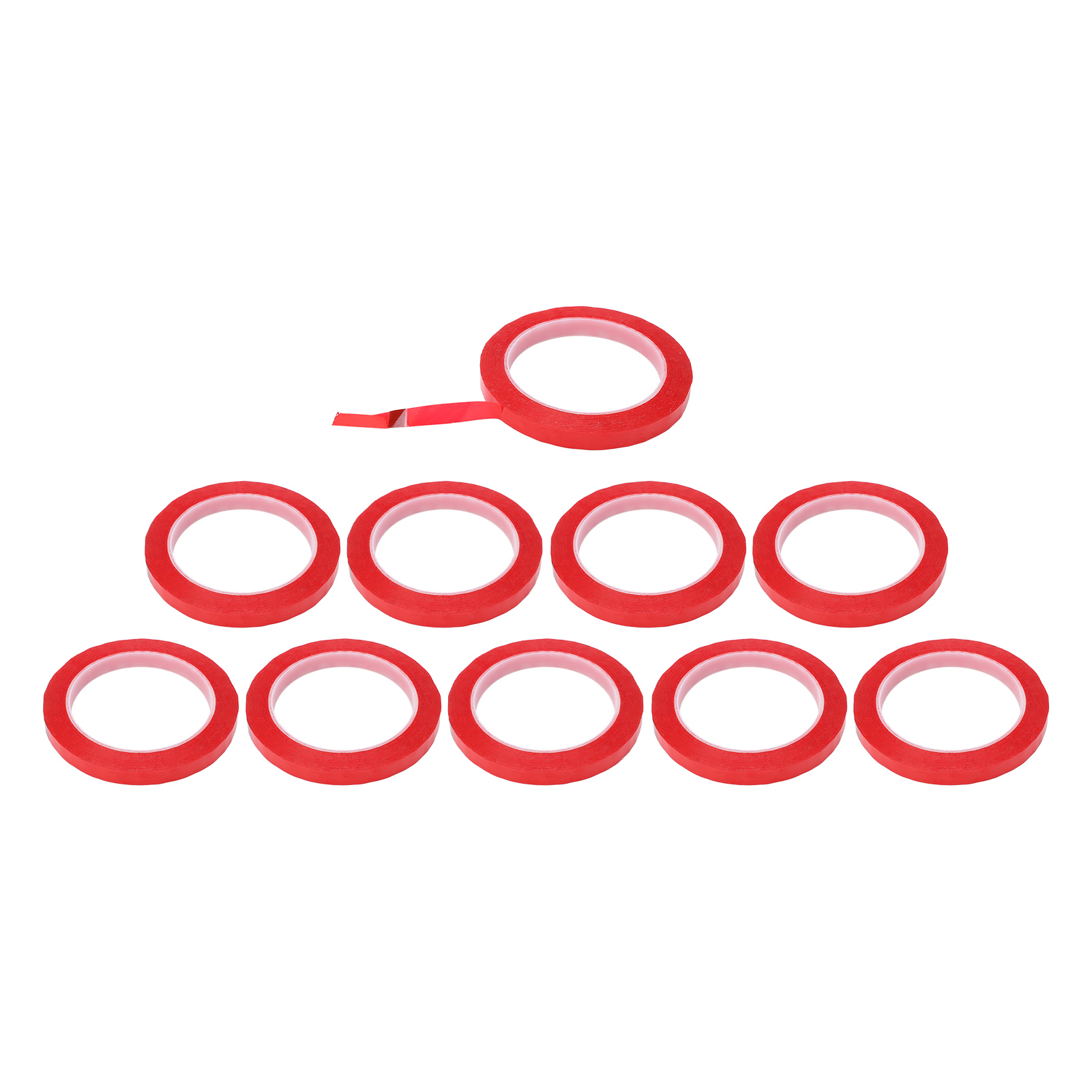 10 Stück Pet-klebeband, Rot, Isolierend, Hochtemperaturbeständig, Für Kondensatoren, 216,5 Fuß