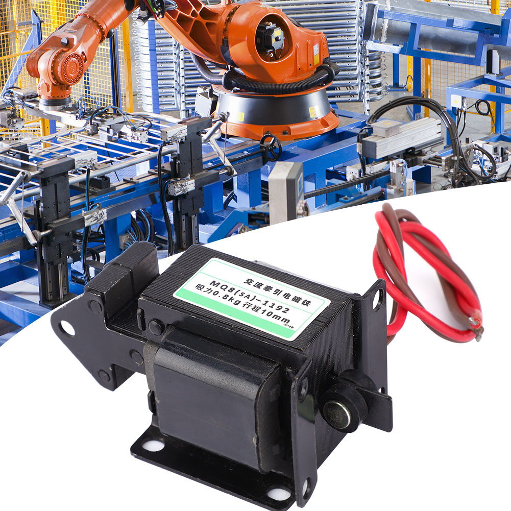 Hochwertiger Wechselstrom-zugmagnet 220 V Ac 7,9 N 10 Mm Hub Mq8(sa)-1192