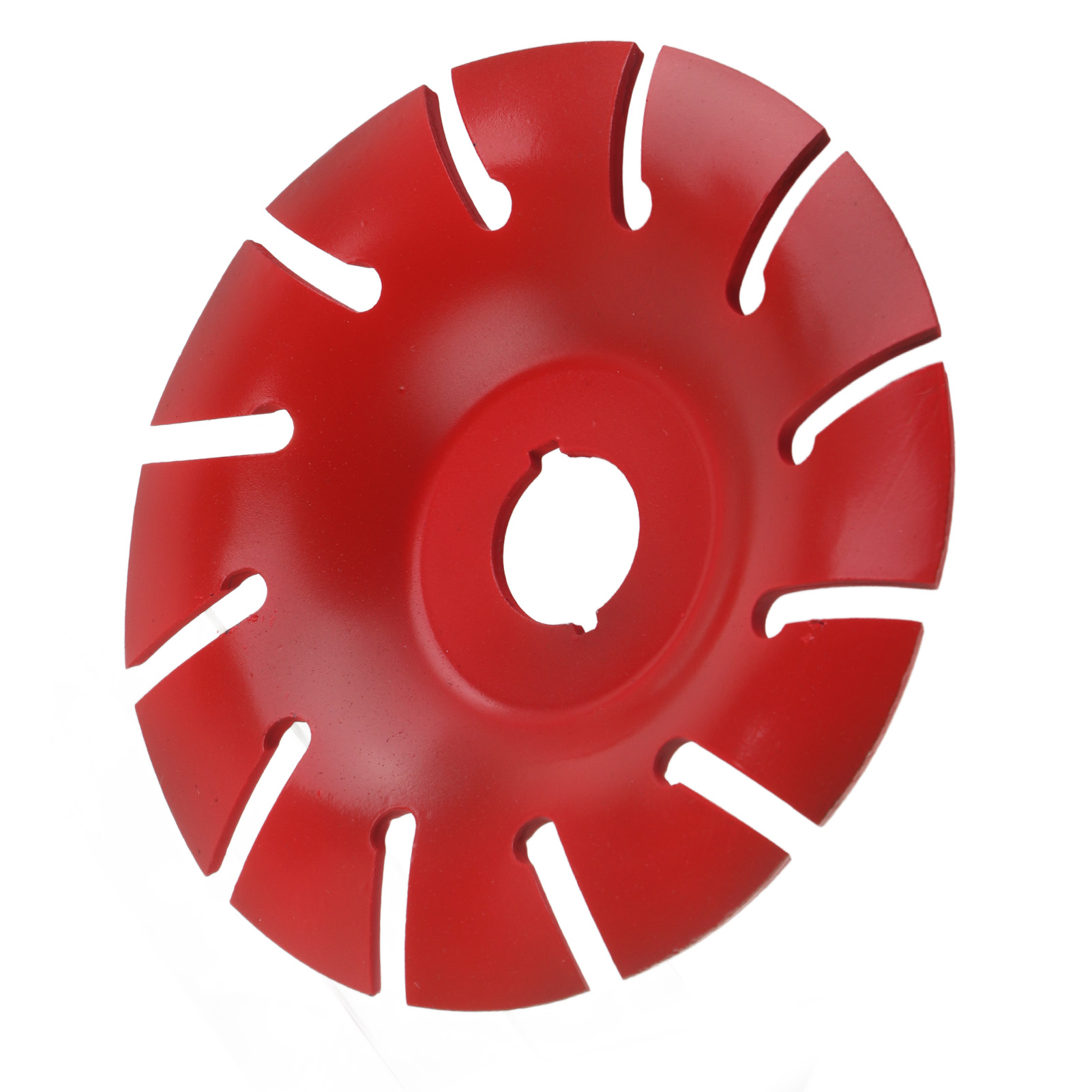 Holzschnitzscheibe 125 Mm, Edelstahl, 12 Zähne, Winkelschleiferzubehör, Rot