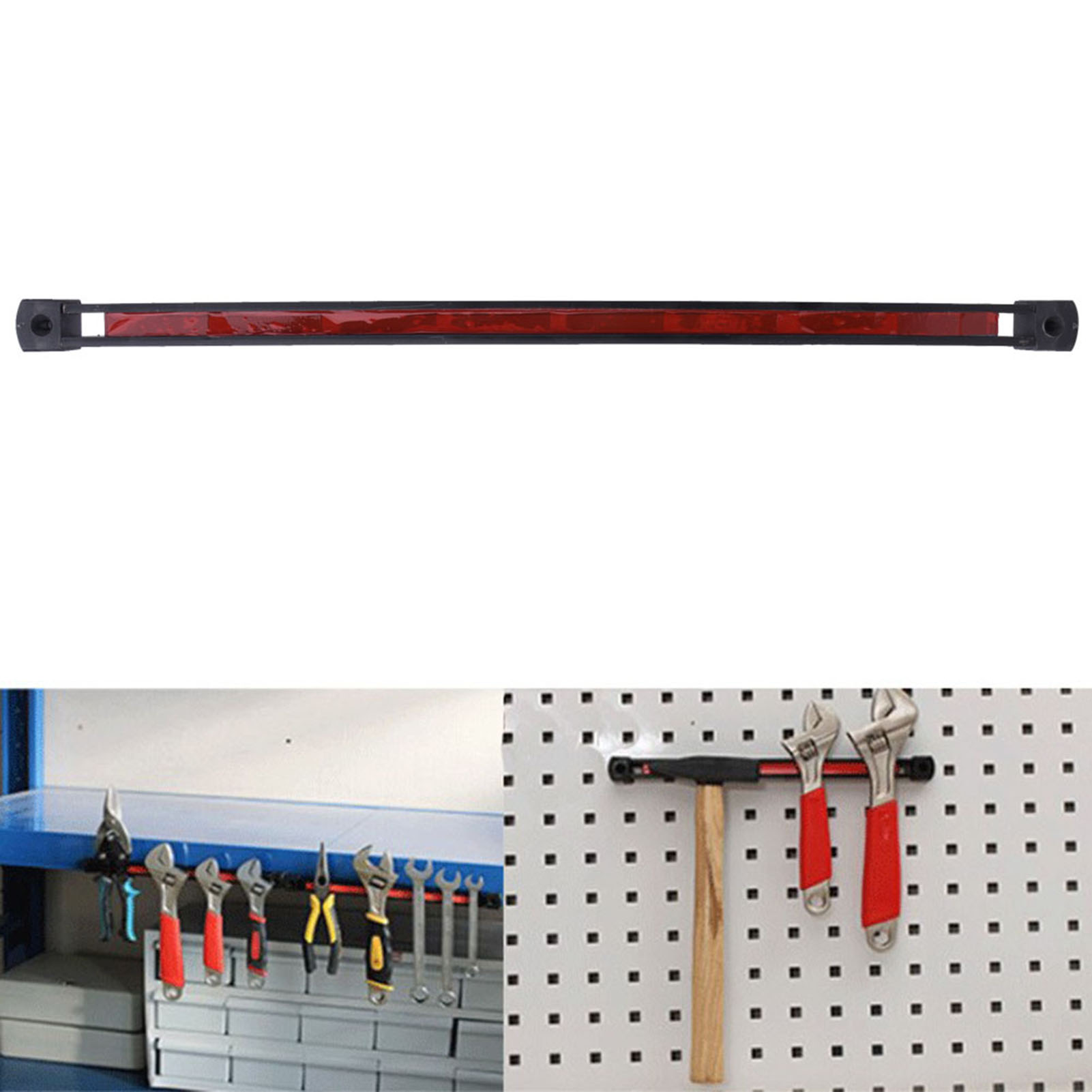 Doppelseitiger Magnetischer Werkzeughalter, Aufbewahrungsschiene, Organizer Für Metallschneider (18 Zoll)
