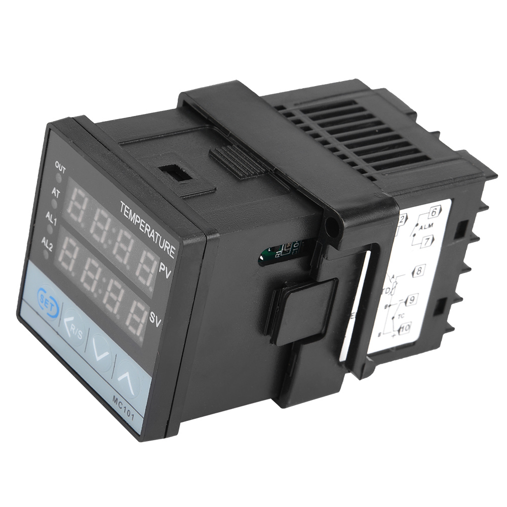 Mc101 Digitaler Pid-temperaturregler Mit Relais (ssr-ausgang), 48 Mm × 48 Mm