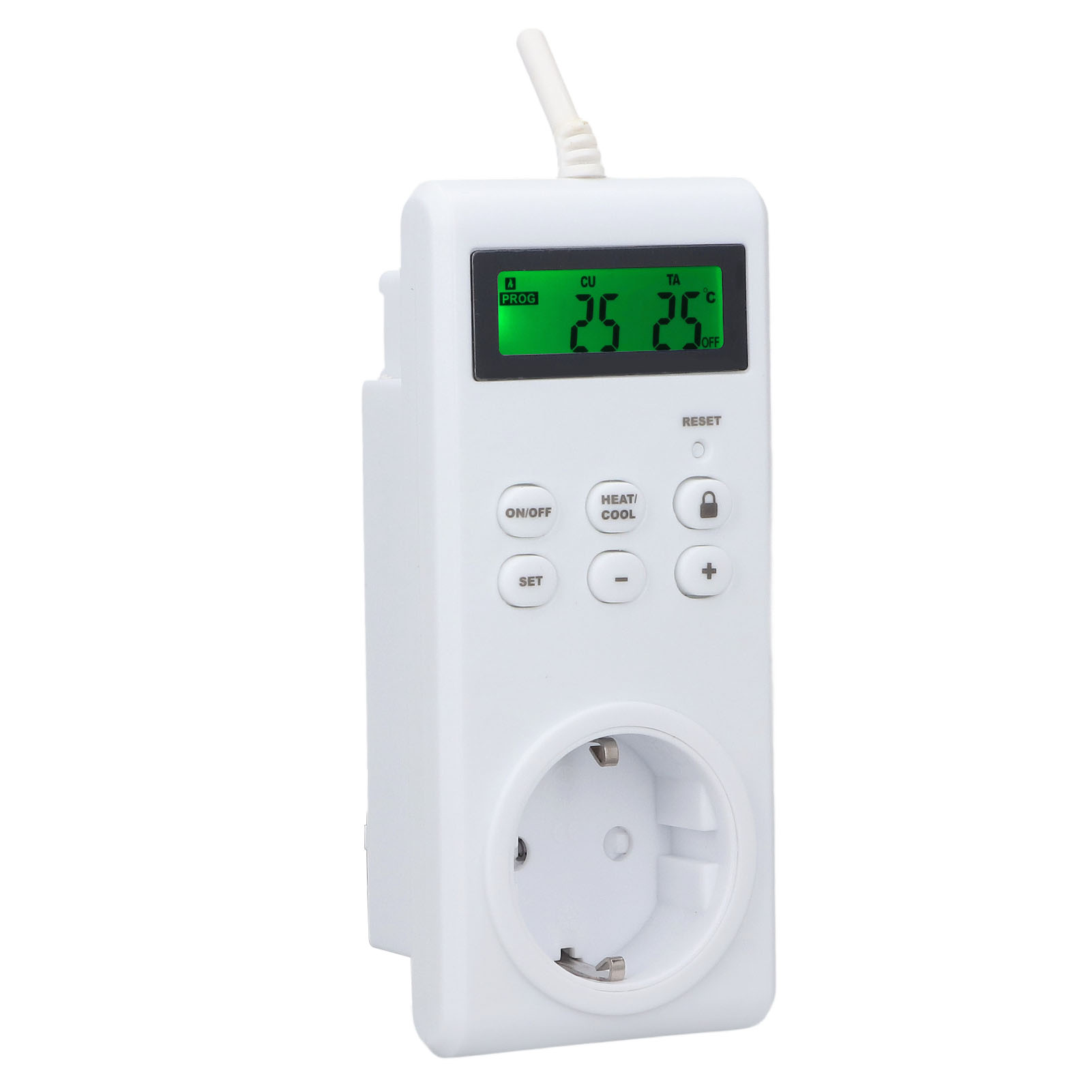 Kabelloser, Programmierbarer Thermostat-steckdosenschalter Mit Automatischer Temperaturregelung, Eu-stecker, 230 V