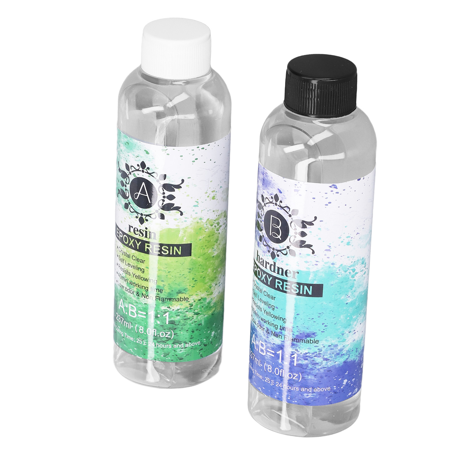 Ab Glue, Kristallklares Epoxidharz-set, Gießbeschichtung, Leicht Zu Mischen Für Diy-flusstischplattenformen