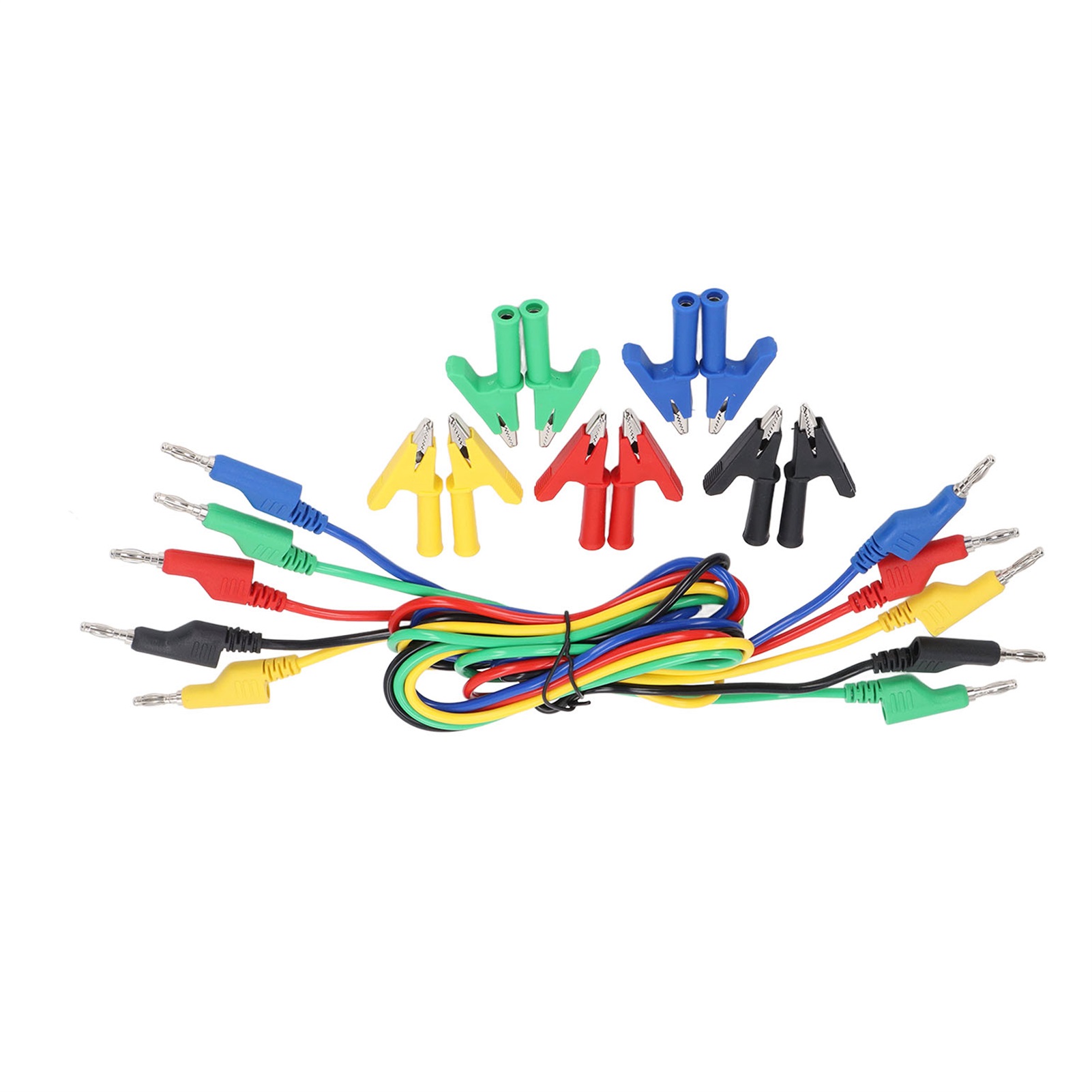 Prüfleitungssatz Mit Bananenstecker Und Krokodilklemme, Schaltungsprüfleitungssatz 4 Mm Jt1016