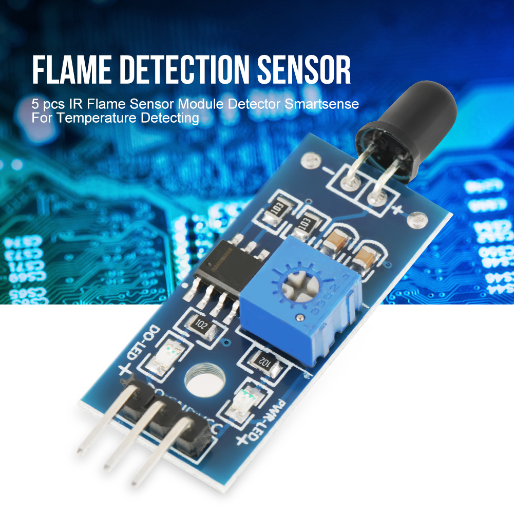 5 Smartsense Infrarot-flammensensormodule Zur Flammenerkennung