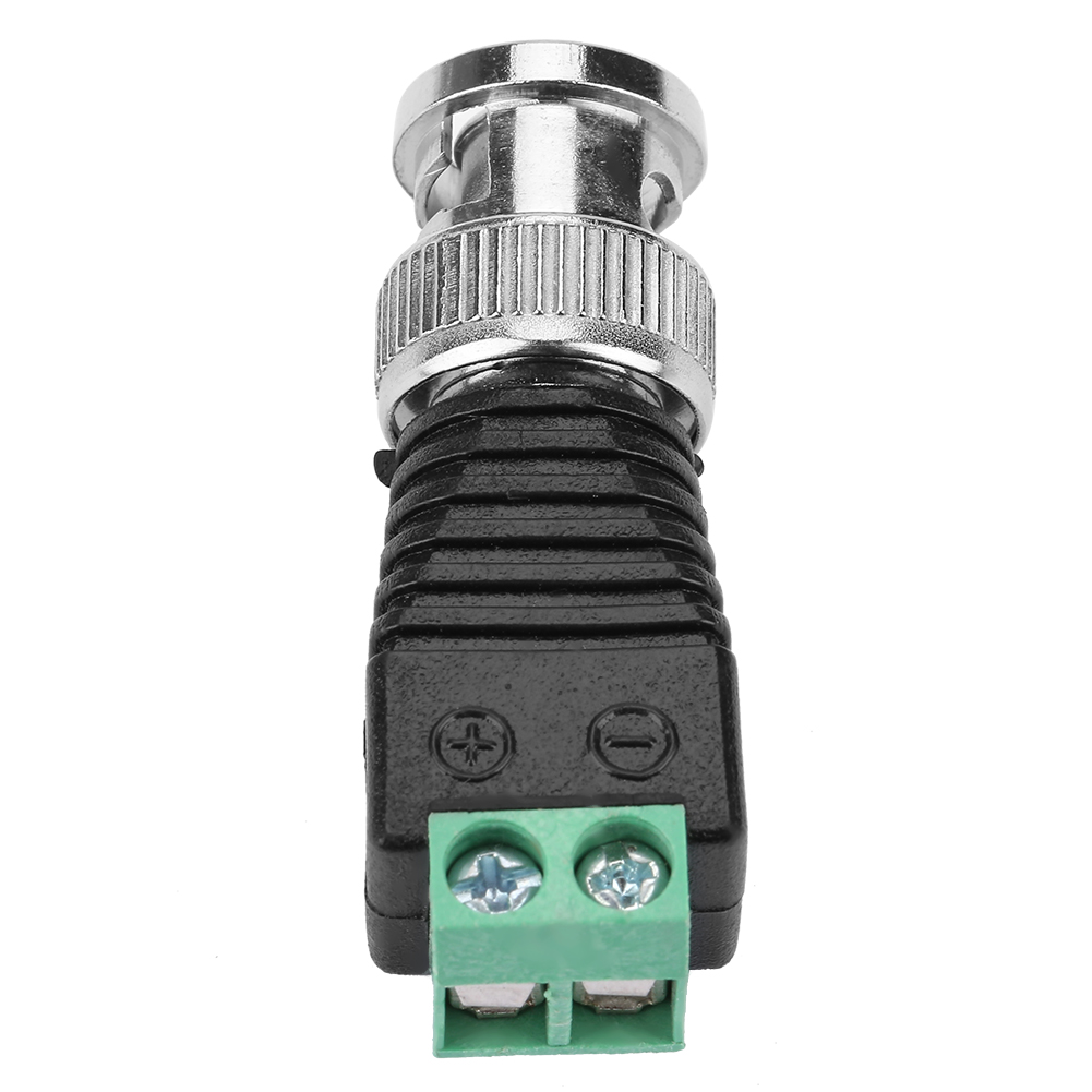 10 Grüne Koaxial-bnc-stecker-kabeladapter Für Cctv-video-balun-kameras