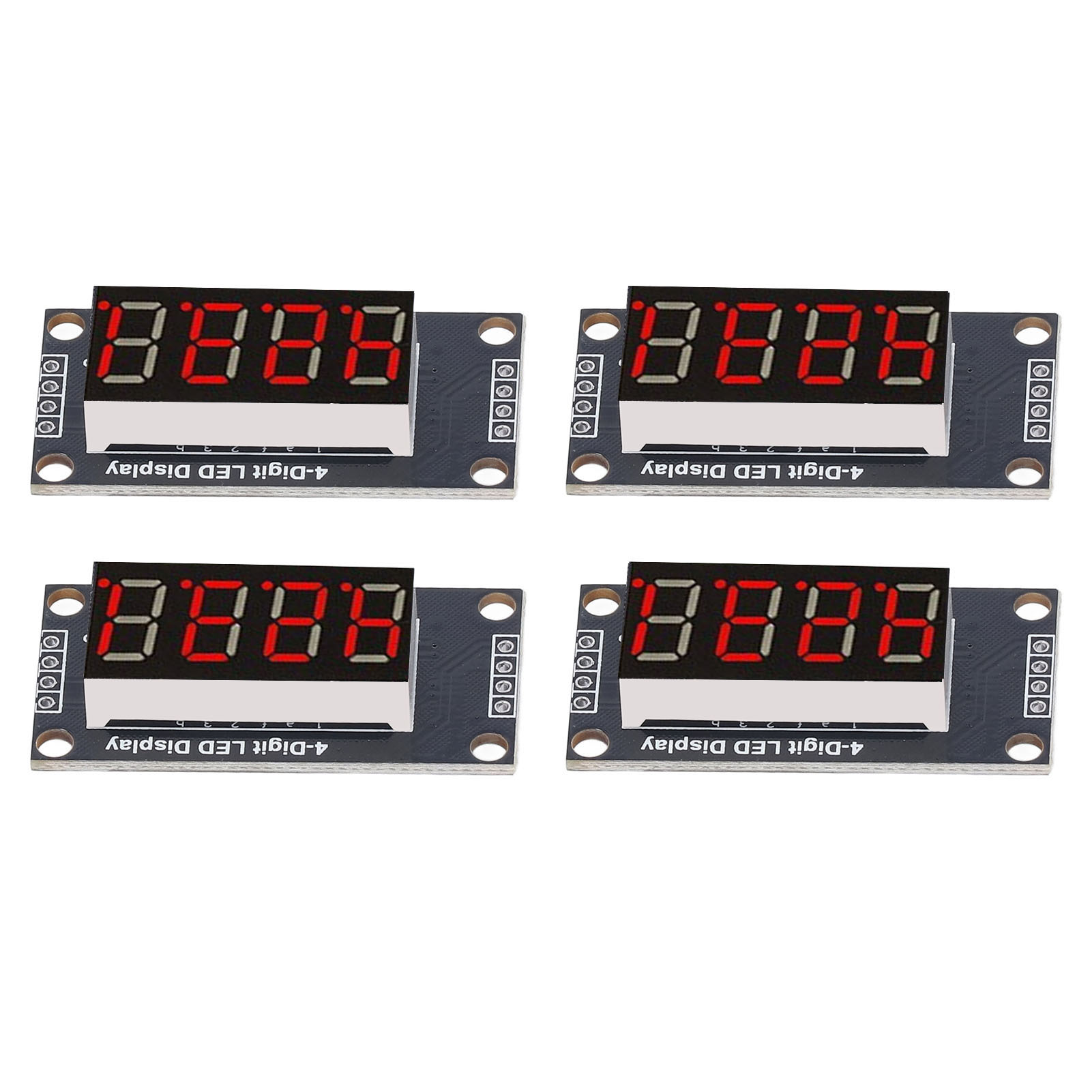 Serie Digitaler Röhrenanzeigemodule, Led, 4-stellig, 7-segment, 0,36 Zoll, Tm1637-treiberchip, Rot Mra110b