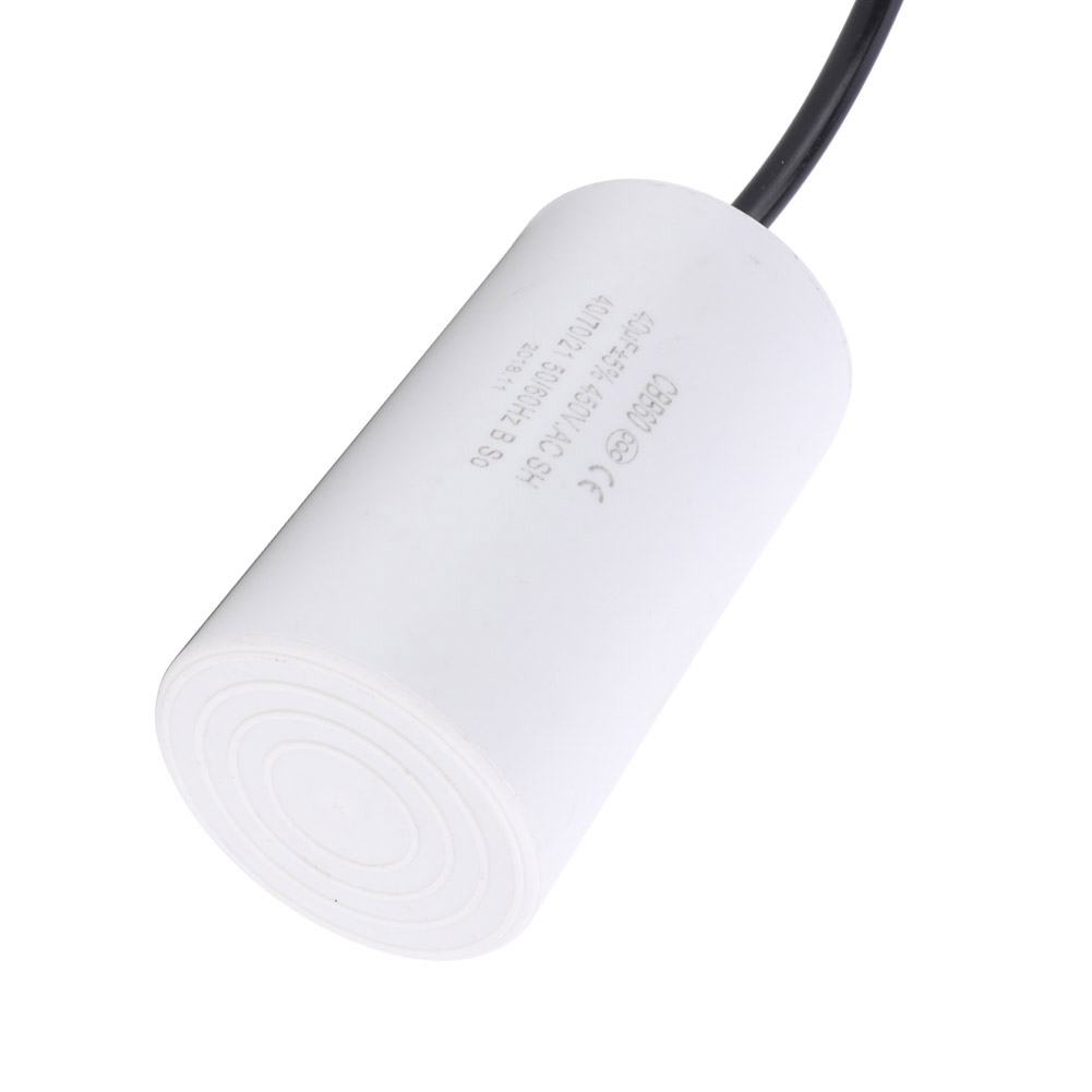 Cbb60 Umweltfreundlicher Motorbetriebskondensator 450v 40µf Esr 0,2 Für Haushaltsgeräte