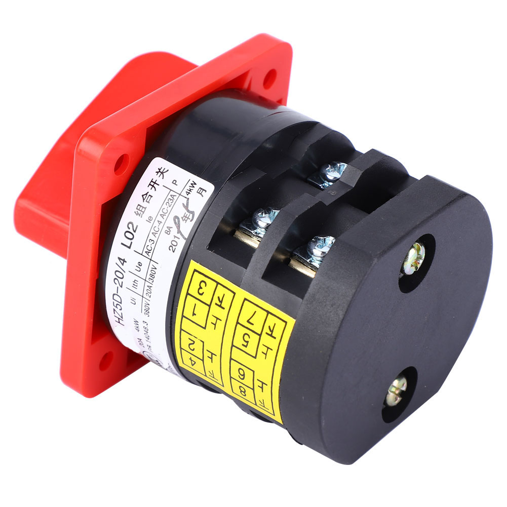 380 V, 20 A, 4 Kw, 3-positionen-schalter Mit 6 Anschlüssen, Nockenantrieb