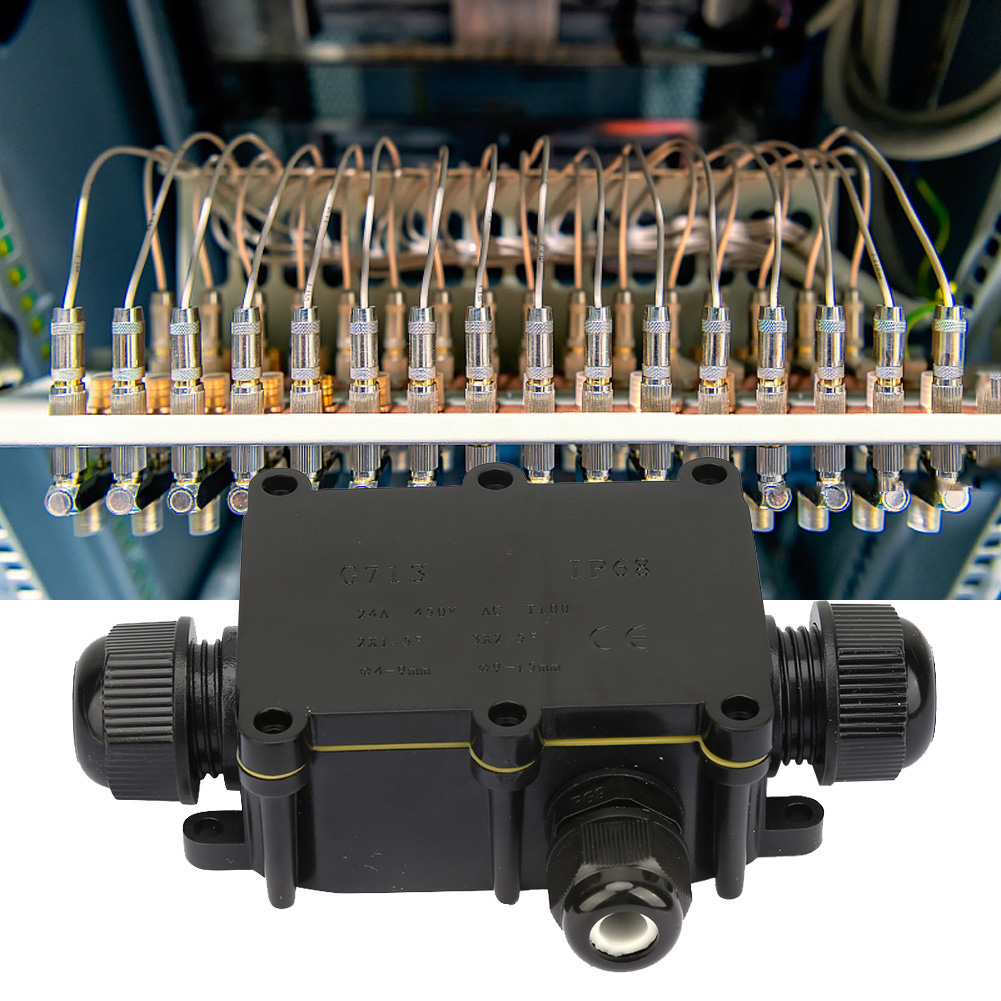 Ip68 Wasserdichte Anschlussdose, Elektrisches Gehäuse, Kabelverbinder (dreipolig)