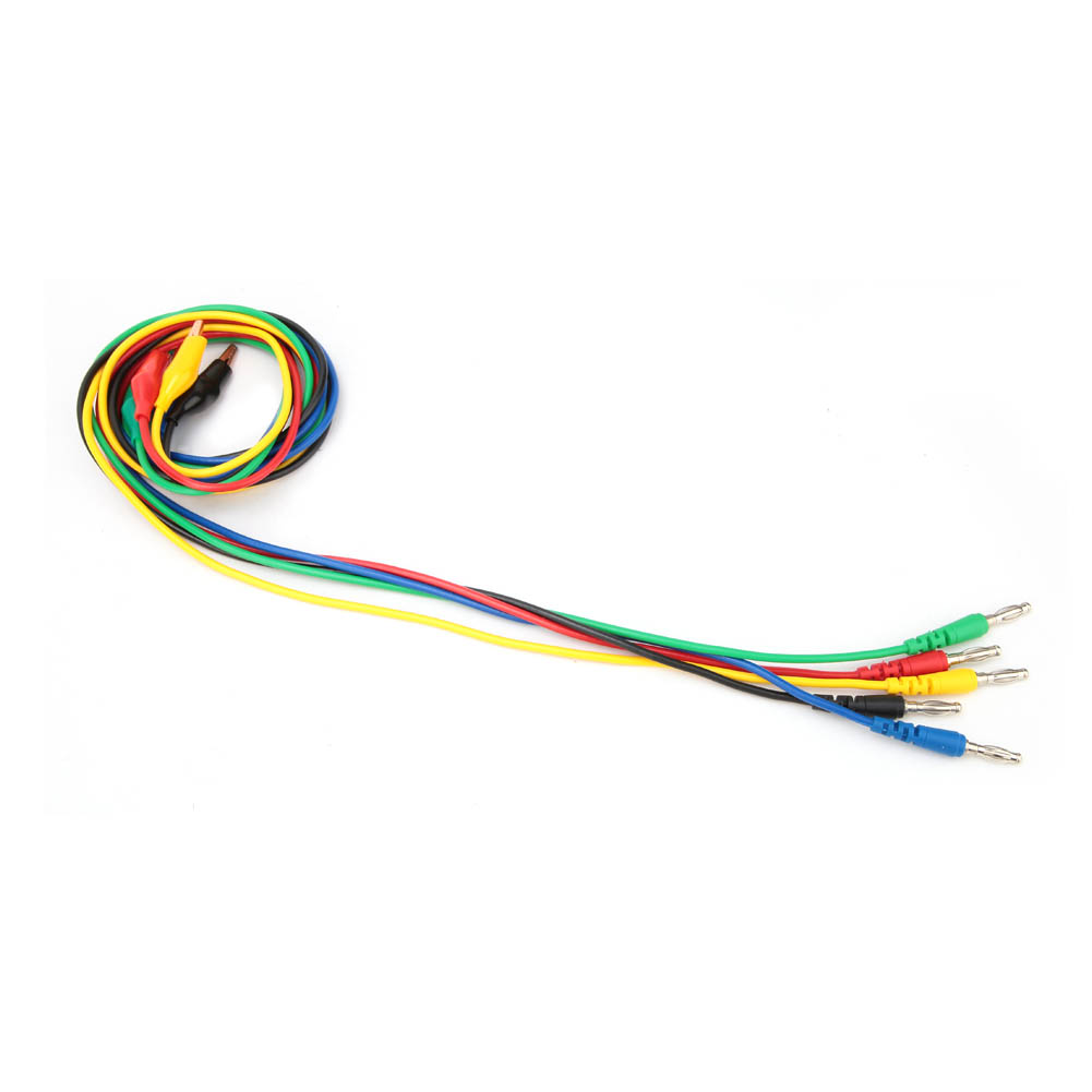 P1042 4-mm-bananenstecker Auf 10-mm-krokodilklemmen-adapter Für Messleitungen