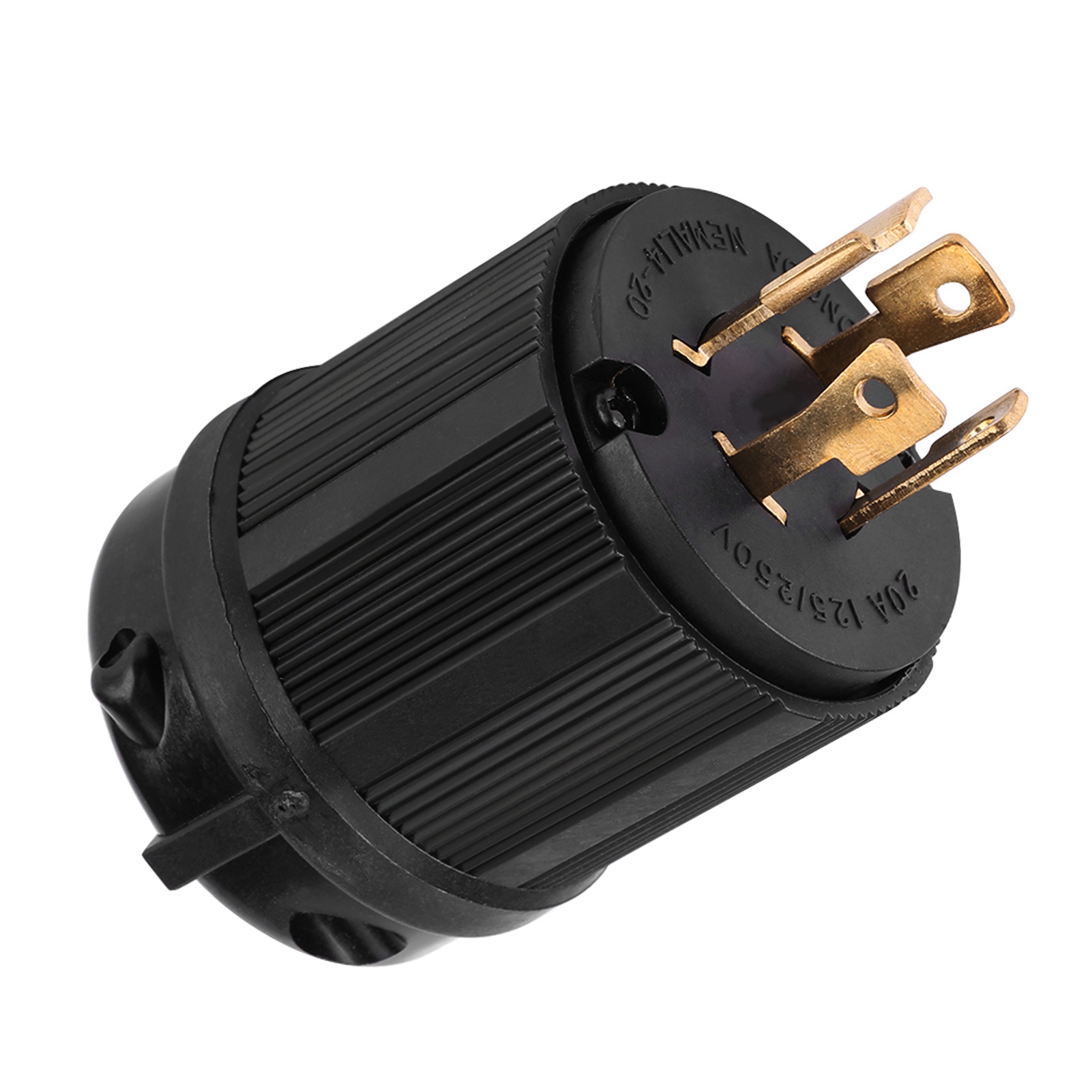 125 V/250 V 20 A Us-netzstecker Mit Schraubverriegelung, 4-polig, L14-20p