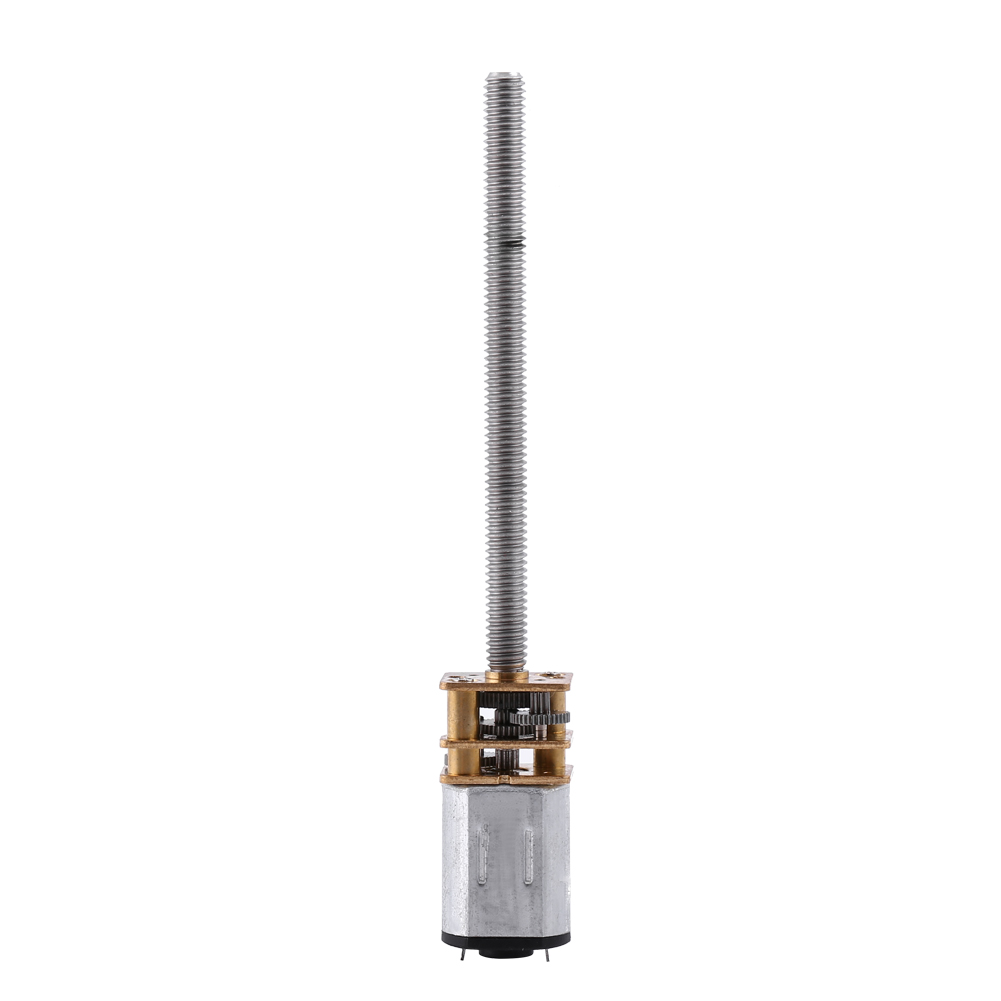 12-v-gleichstrom-mikrogetriebemotor N20, 400 U/min, 16-mm-welle, M4x55-mm-getriebespindel Mit Getriebe