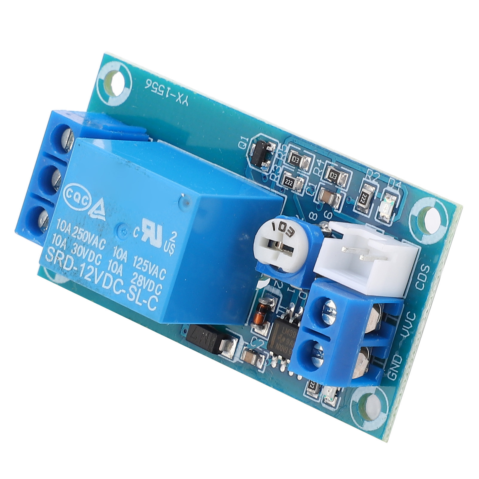 Satz Mit 4 Relaismodulen, Lichtempfindlich, Verschleißfest, 10 A, Optisches Relaismodul, 12 V
