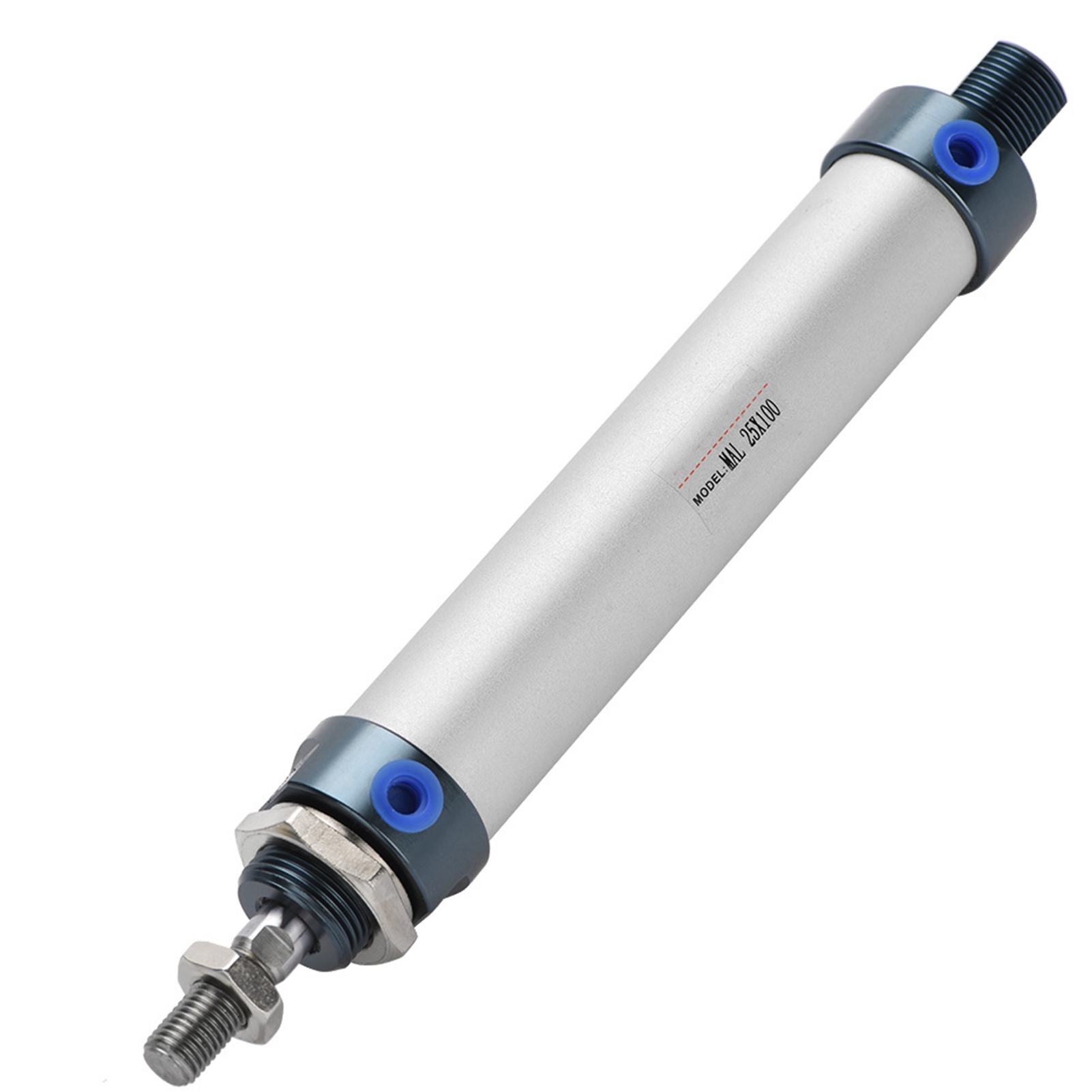 25 Mm Zylinderdurchmesser, 100 Mm Hub, Einkolbeniger Mini-pneumatikzylinder, Doppeltwirkend