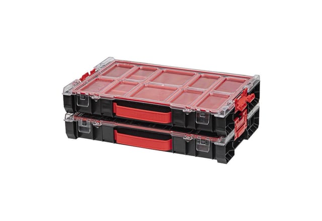 3x pro 100 Organizer 452 x 296 x 79 mm 5 l stapelbar IP54 - Qbrick System