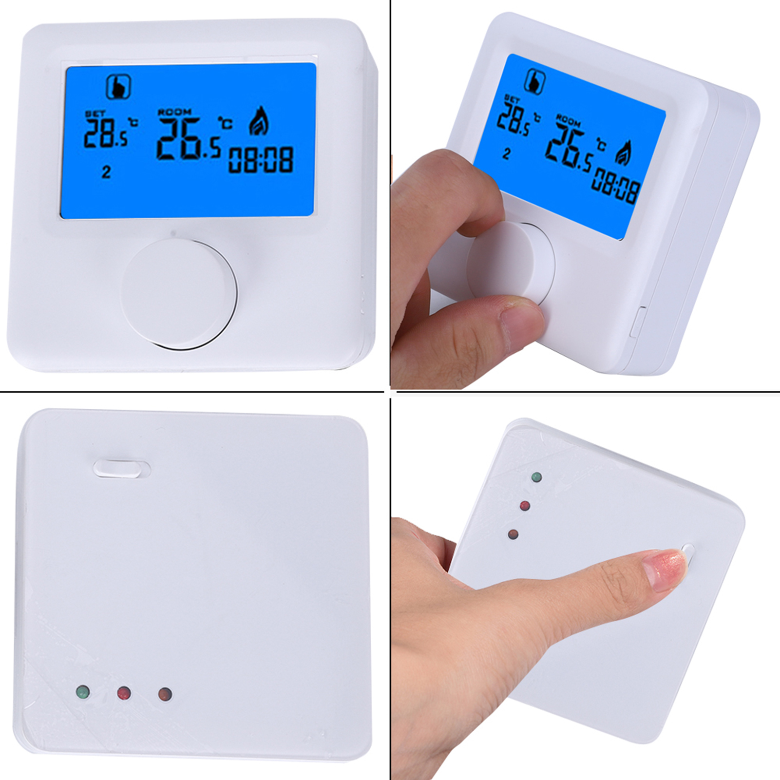 Digitales Lcd-funkthermostat Mit Drahtloser Funkverbindung Für Elektrische Heizsysteme
