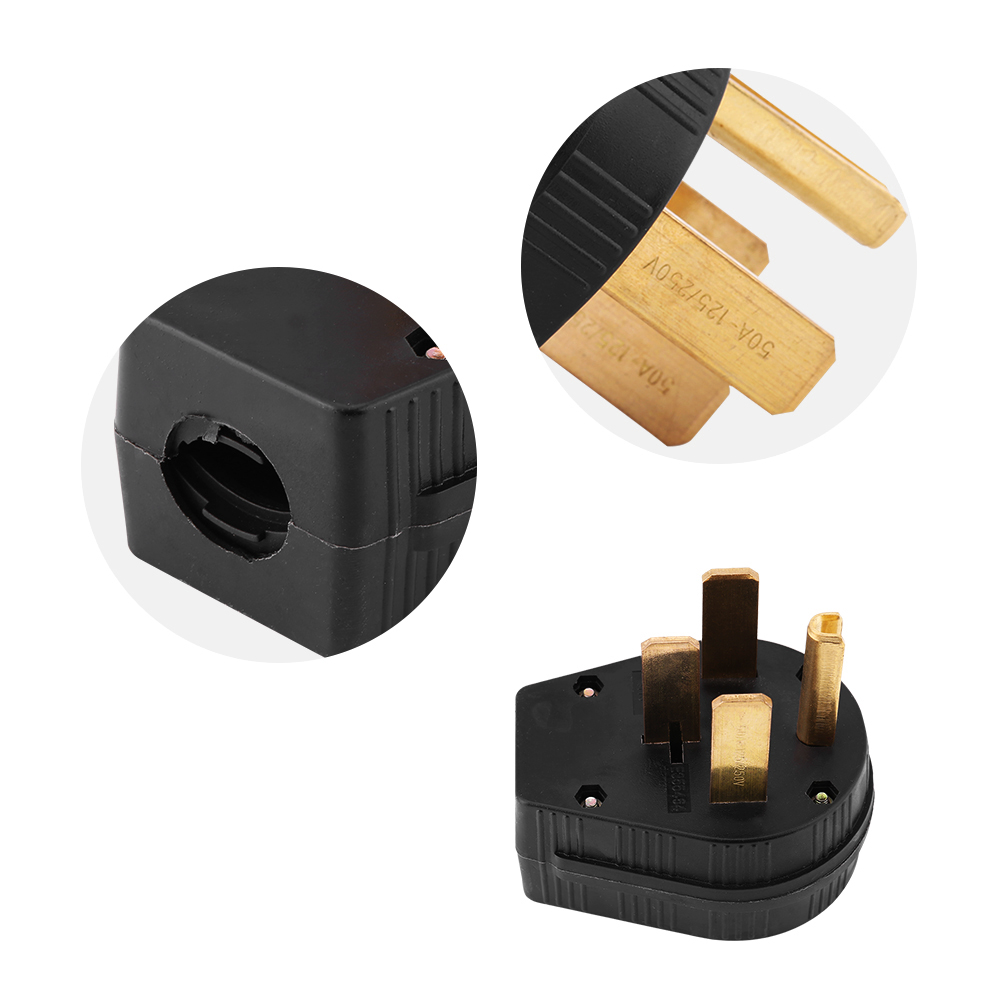 1 Stück 50 A 125/250 V Gerader Winkelstecker Mit Vier Pins, Us-stecker Nema 14-50p