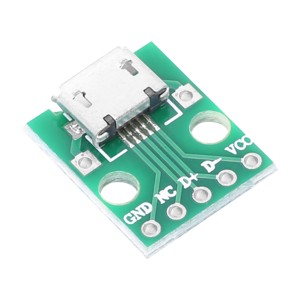 50 Stück Micro-usb-buchse Auf Dip 2,54-mm-pin-steckverbinder-konvertermodul