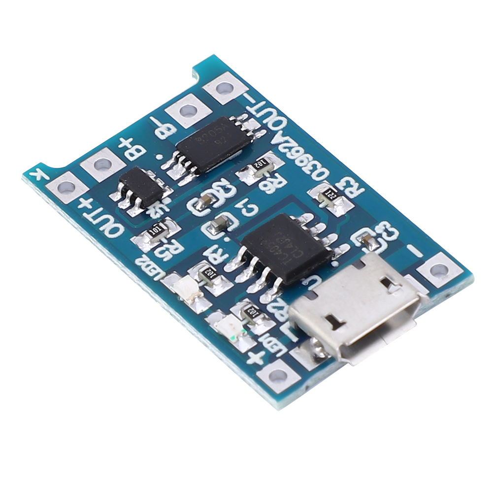10 Stück 5v 1a Micro-usb 18650 Lithium Lipo Akku-ladeschutzplatine Lademodul 1a Lithium-akku-ladeschutzplatine