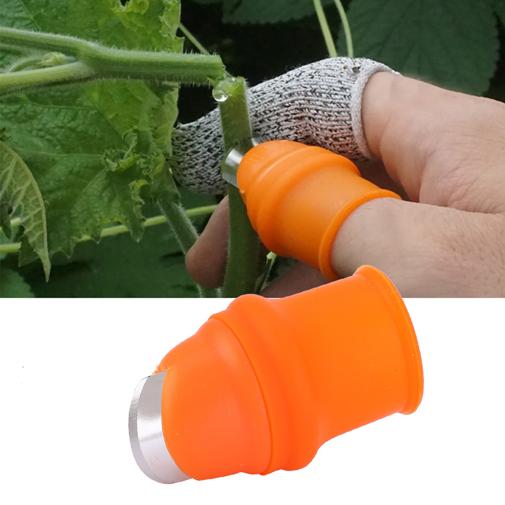 Daumenschneider-trenner-fingerfänger Für Garten- Und Obsternte (kurzes Männliches Modell, Mit Schnittfestem Fingergriff, Klasse 5)