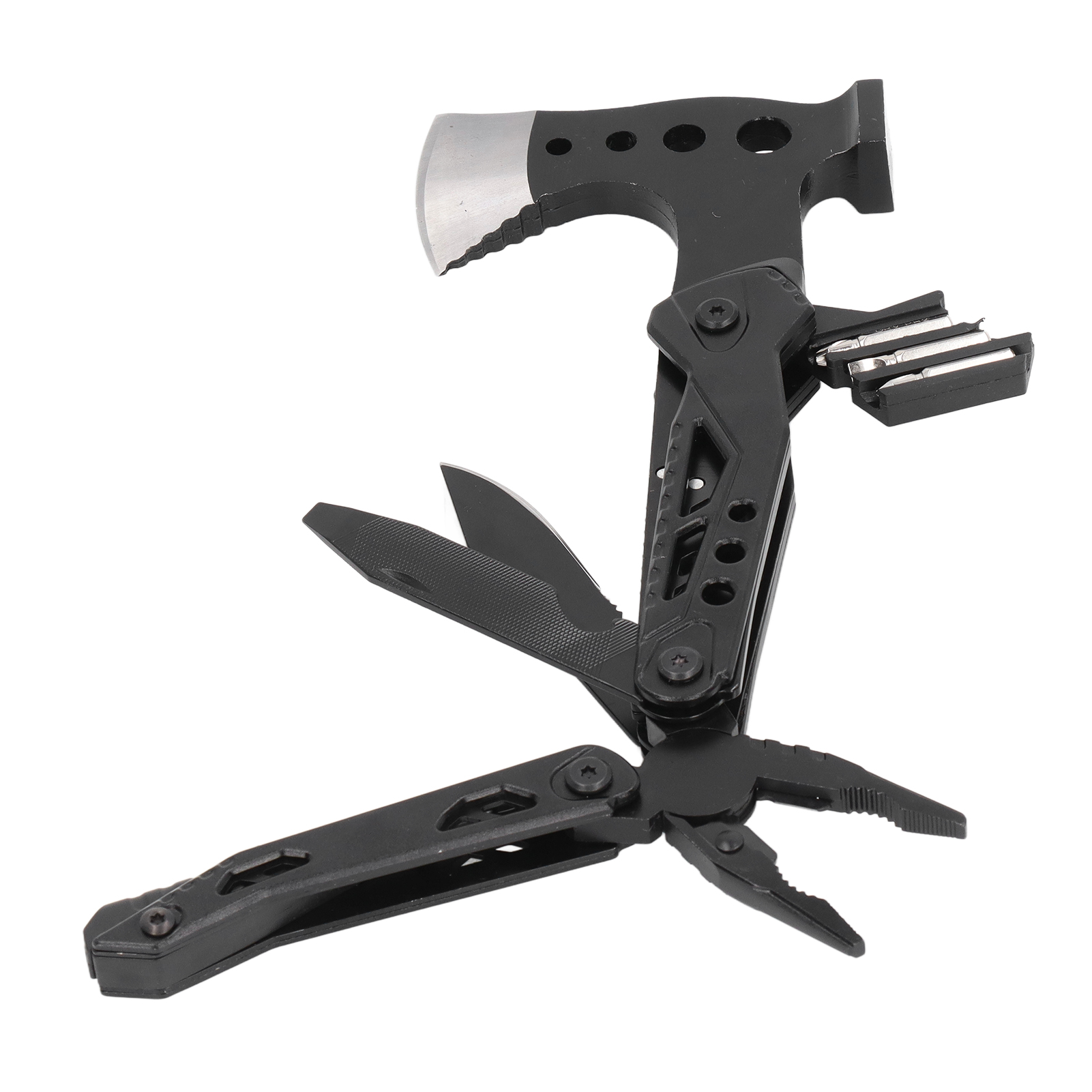 Multitool Im Taschenformat: Klappaxt, Hammer, Messer Und Zange – Edelstahlwerkzeuge Für Outdoor-camping