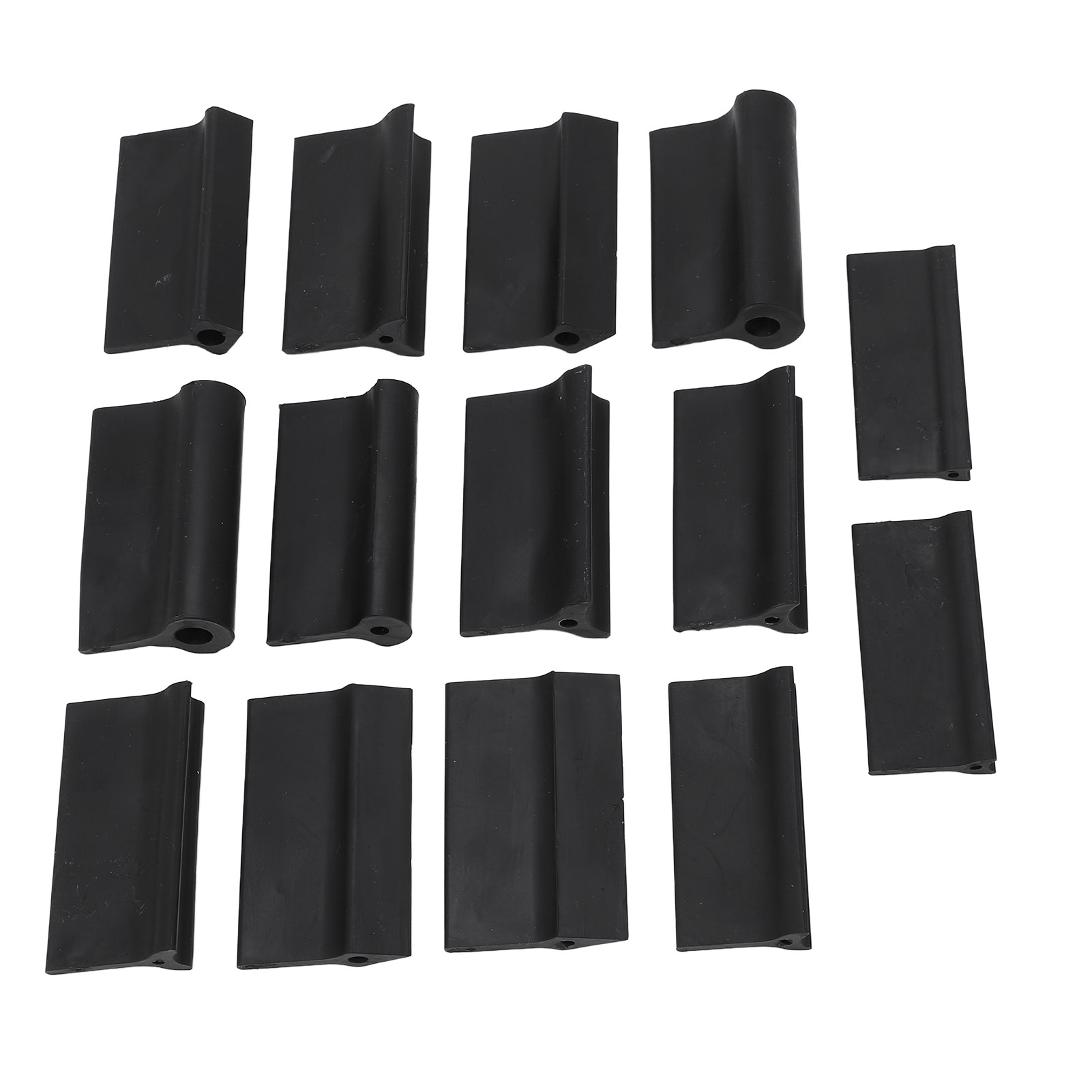 14-teiliges Konturschleifarm-set, 3 Formen, Aus Flexiblem, Schwarzem Gummi, Für Die Holzbearbeitung