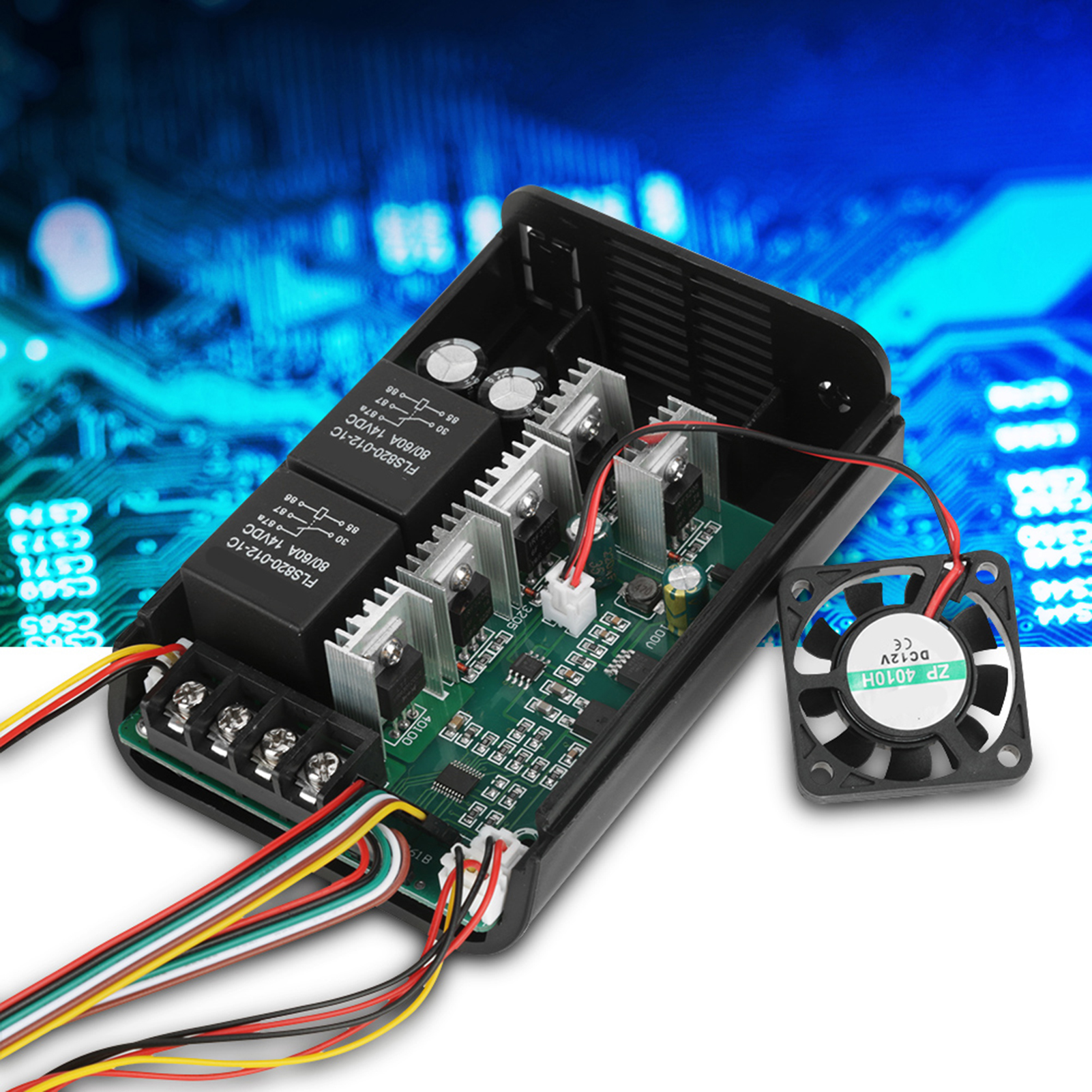 Dc 10-55v 40a Digitalanzeige Dc-motor-drehzahlregler Mit Rechts-/linkslauf-umschalter