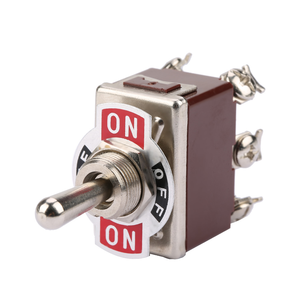 Ein-/ausschalter, 3-positionen-momentanschalter, 6-polig, 12 Mm, 15 A, 250 V Wechselstrom