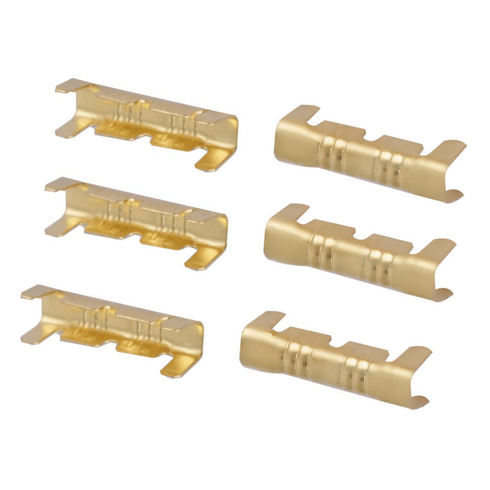 100 Schnellverbinder, Messing-kompressionsverbinder, 0,5–1,5 Mm²