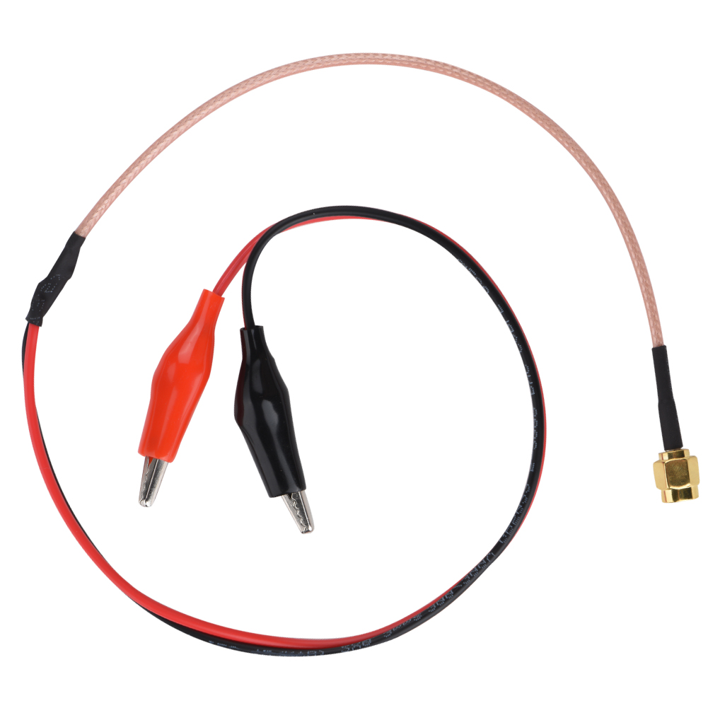 1 Stück Hochfrequenz-anschlusskabel, Rot/schwarz, Messleitung, 52 Cm