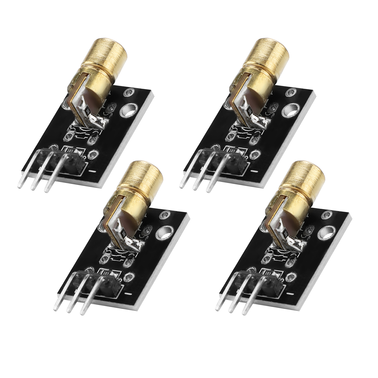 4 Stück 5 Mw 650 Nm Laser-sendermodul, Rotpunkt-laserdiodenmodul Für Lasersensorprojekte