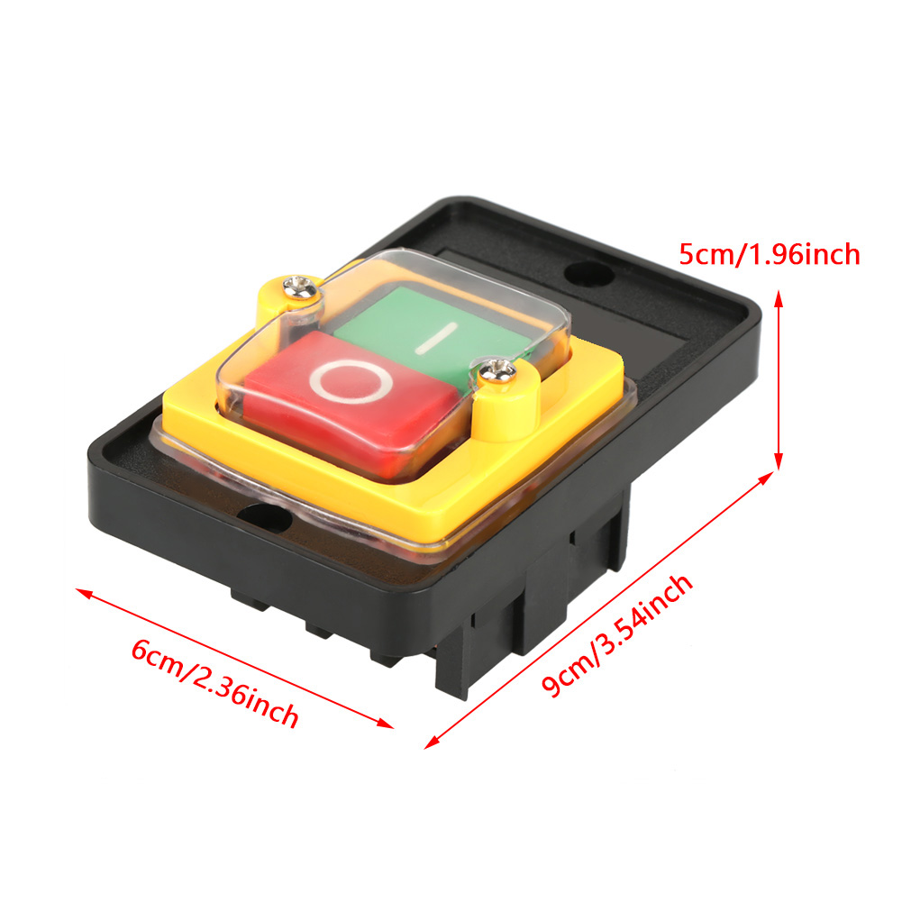 1 Stück Ka0-5 380v 10a Schwarzer 2-positionen-drucktaster Für Netzstromsteuerung