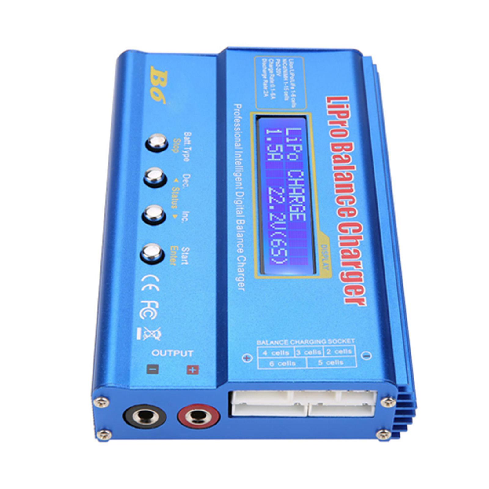 B6 80w Digitales Lcd-balance-ladegerät/entladegerät Für Llipo Nimh Rc-akkus (ohne Stecker)