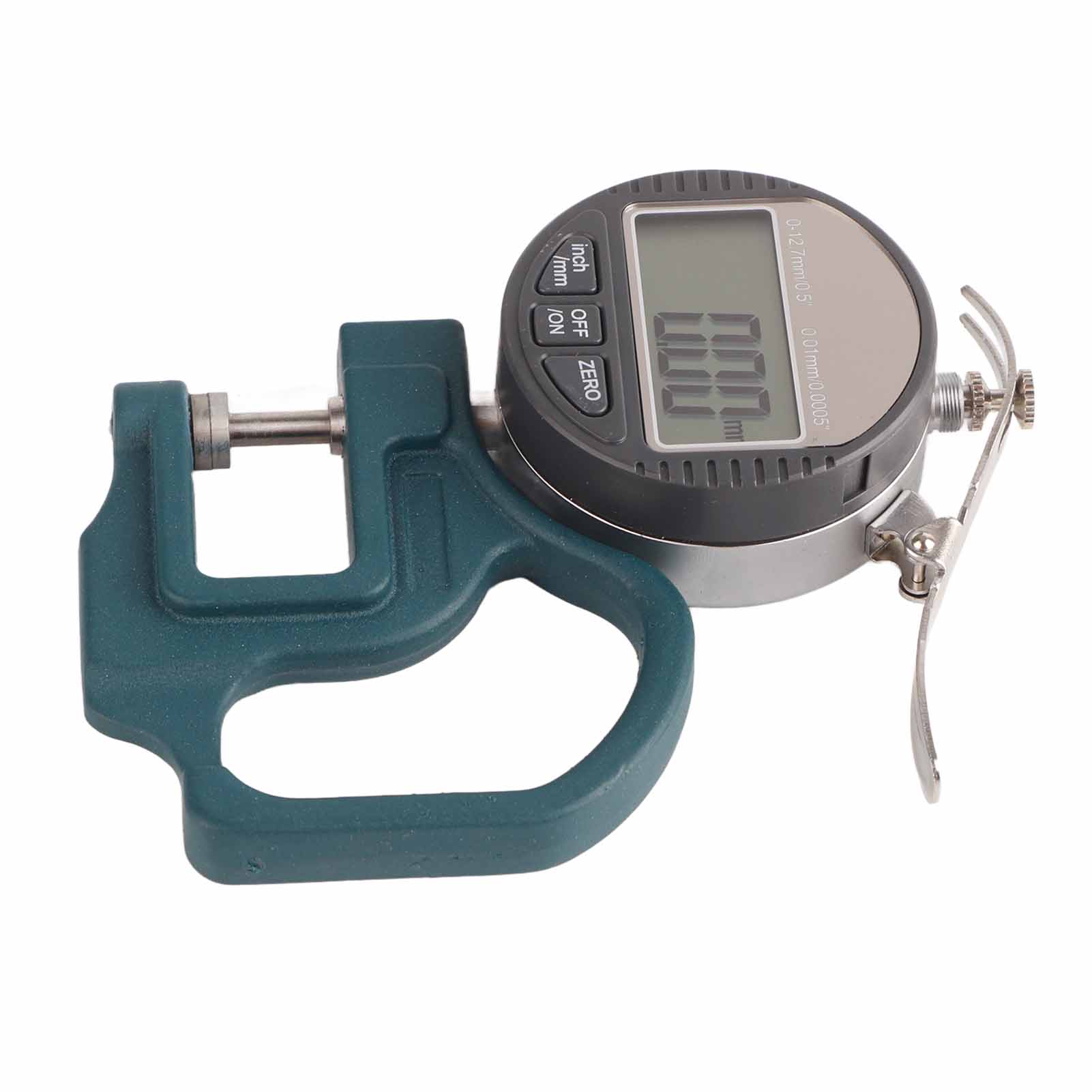 Digitales Dickenmessgerät Für Papier, Leder Und Stoff, Messbereich 0–12,7 Mm, Teilung 0,01 Mm