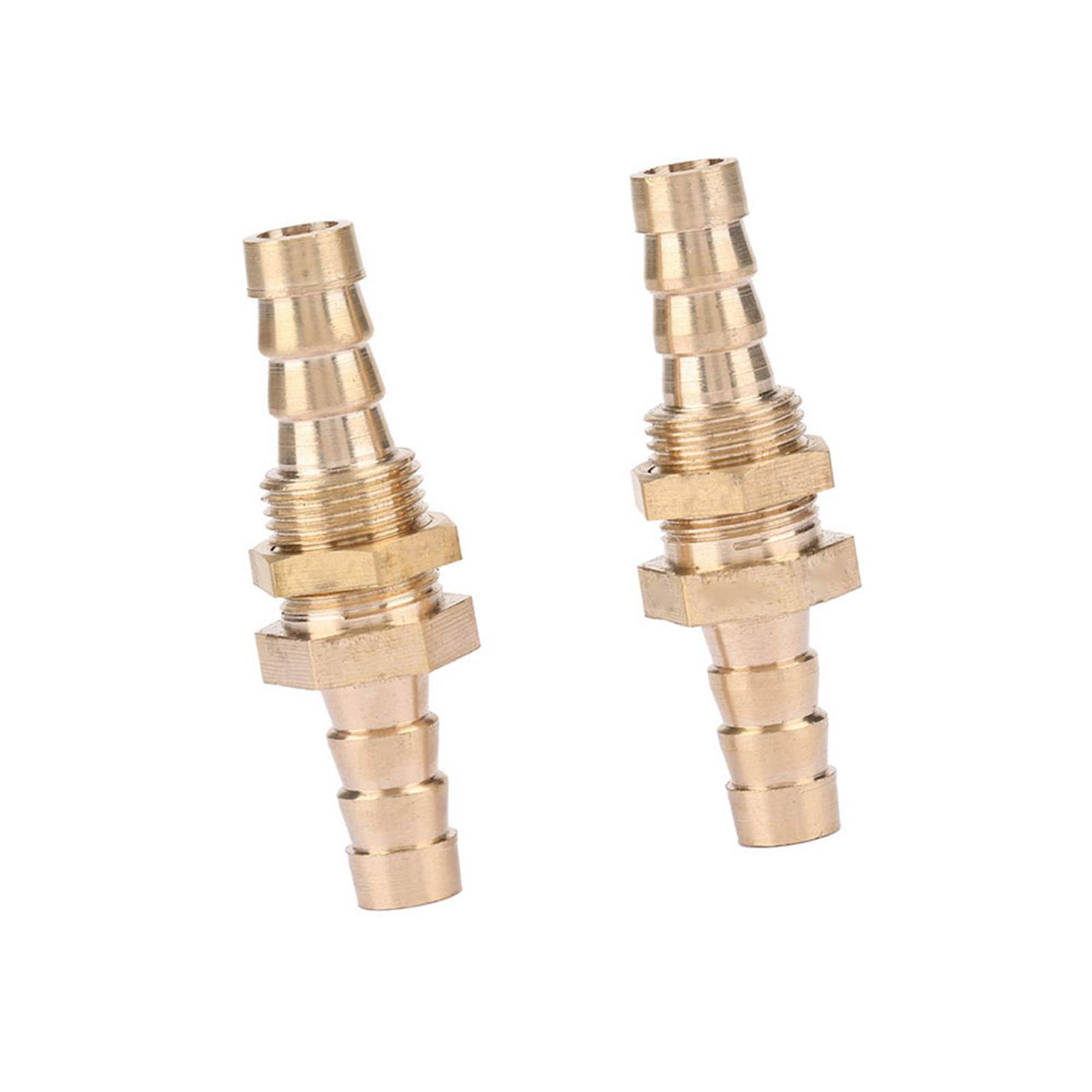 2 Messing-schlauch-/rohrverbinder (8 Mm)