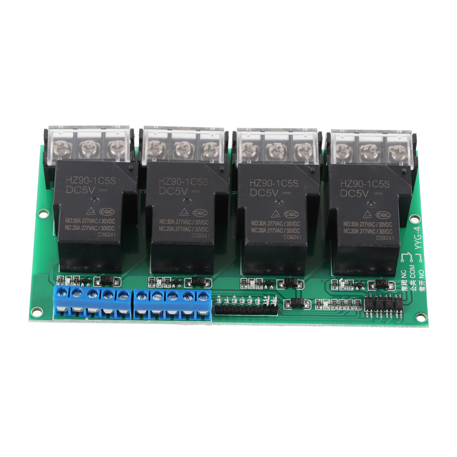 Hochleistungs-vierwege-relaismodul Mit Optischer Trennung Für Schaltschränke, 30 A, Yyg-4, 5 V Dc