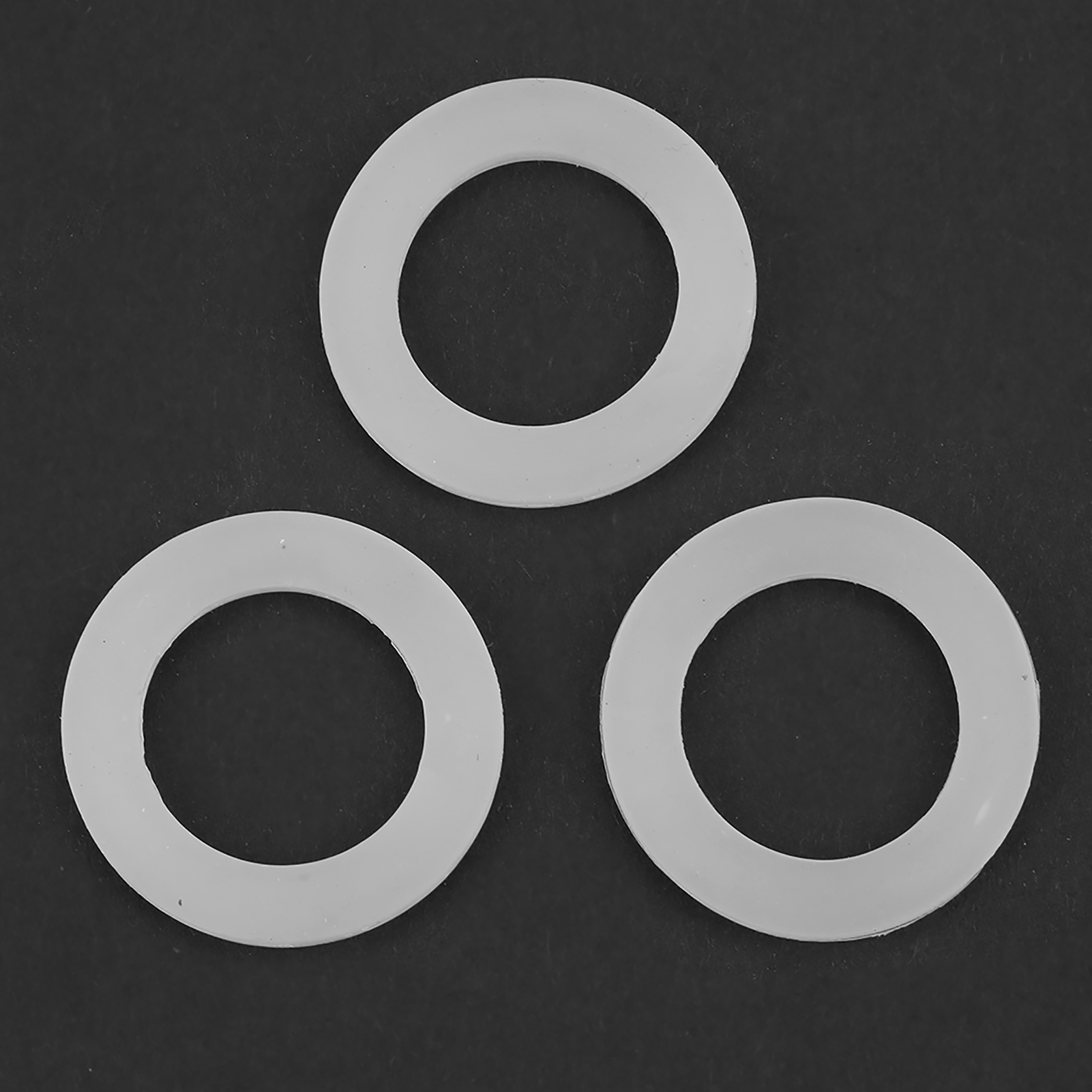 12 Flache, Weiße Silikon-o-ring-dichtungen Für Balgschläuche (1,2 Zoll)