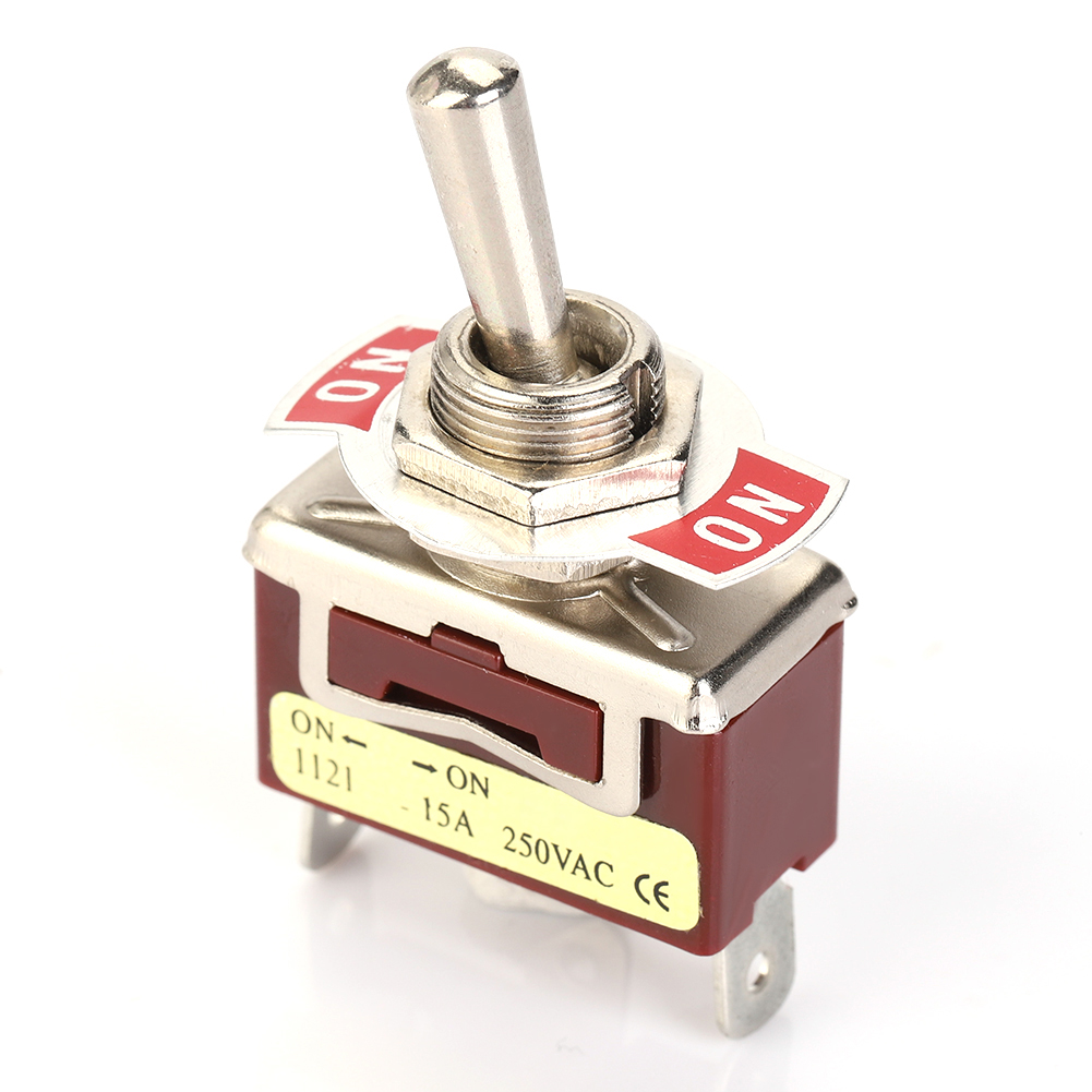 Spdt-ein/aus-schalter, 12 Mm, 3-polig, 2 Positionen, 15 A, 250 V