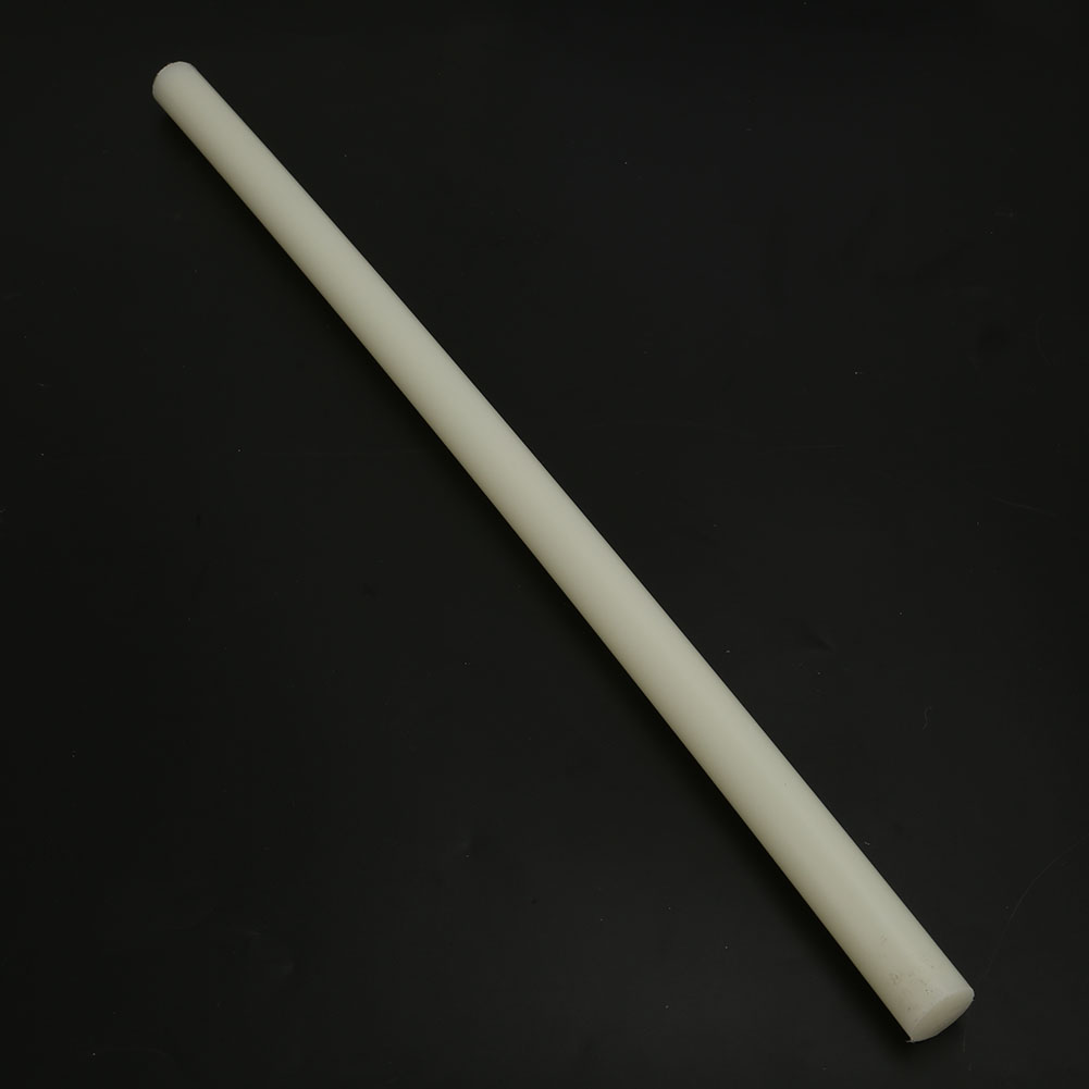 Hochwertiger Runder Nylon-kunststoffstab, Weiß, Durchmesser 20/35 Mm, Länge 500 Mm (20 X 500 Mm)