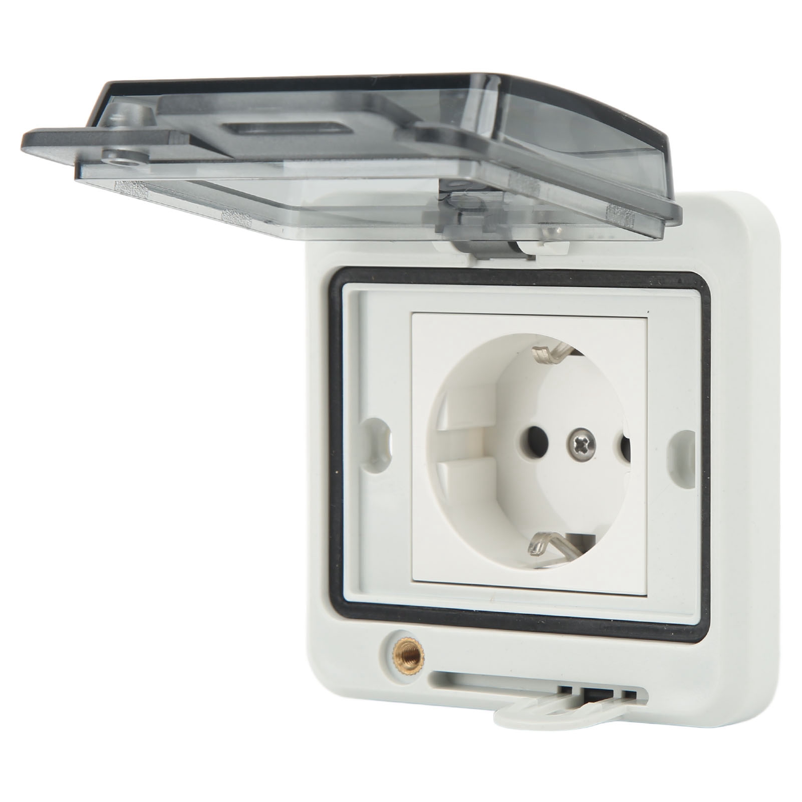 Eu-standard-ip66-wassersteckdose Mit Pc-gehäuse, 250 V, 16 A