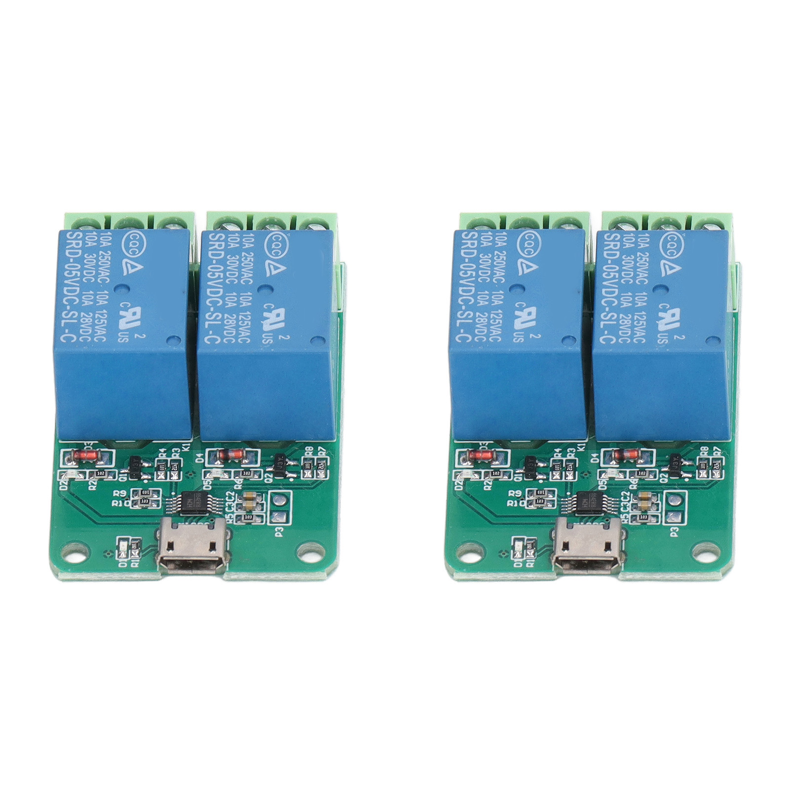 2-kanal-relaismodule, 5 V, Plug & Play, Usb-computersteuerung, Intelligente Elektrische Relais
