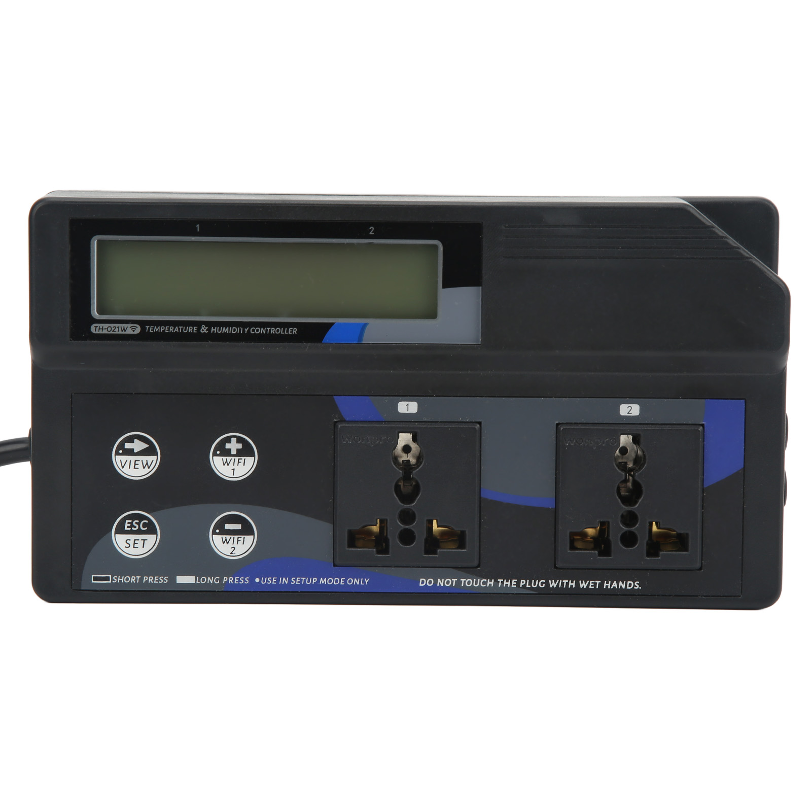 Wlan-temperatur- Und Feuchtigkeitsregler, Tischthermostat, Luftbefeuchter-display, Eu-stecker 250 V