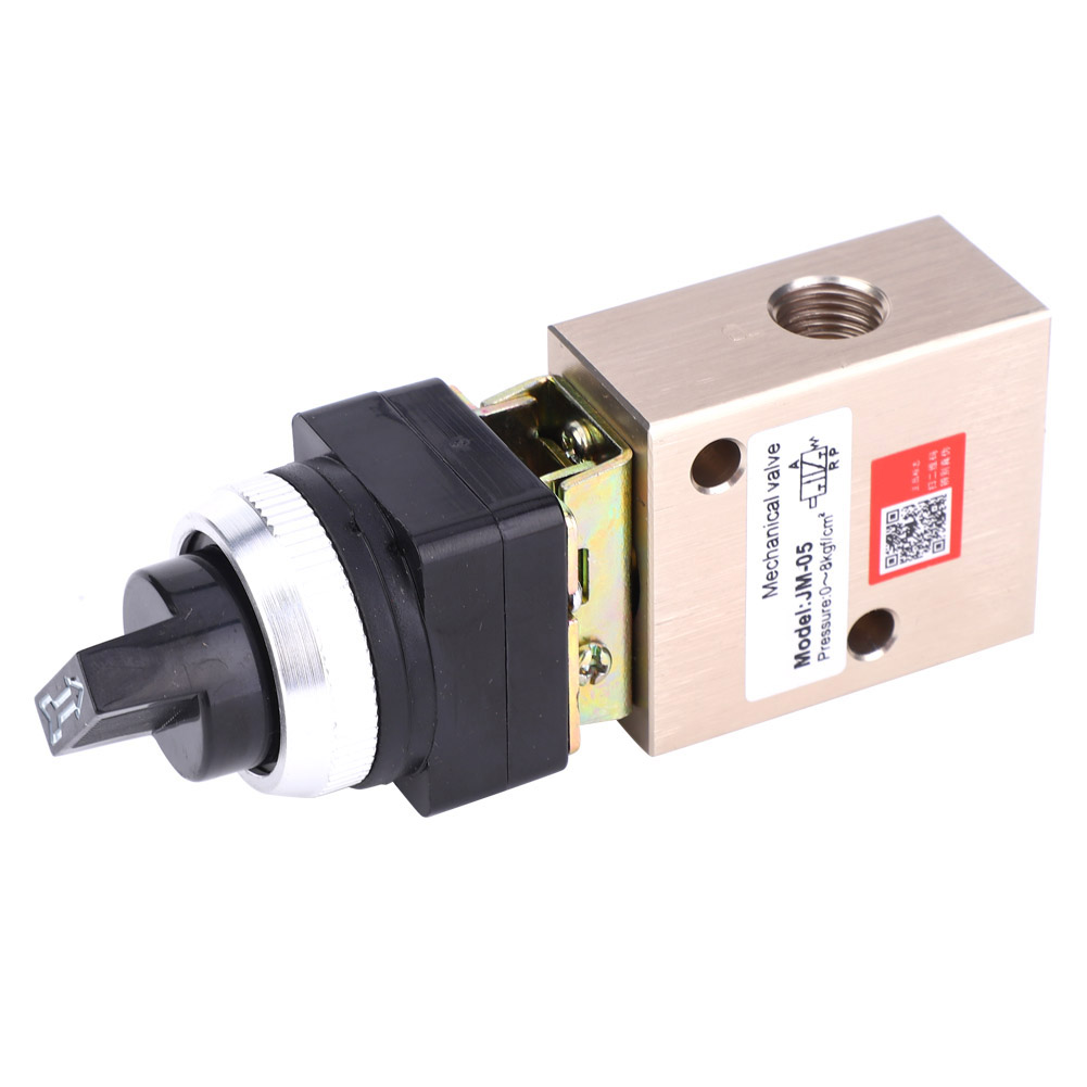 Jm-05 Pneumatisches Mechanisches Ventil Pt 1/4 Zoll 2-positionen 3-wege-drehventil