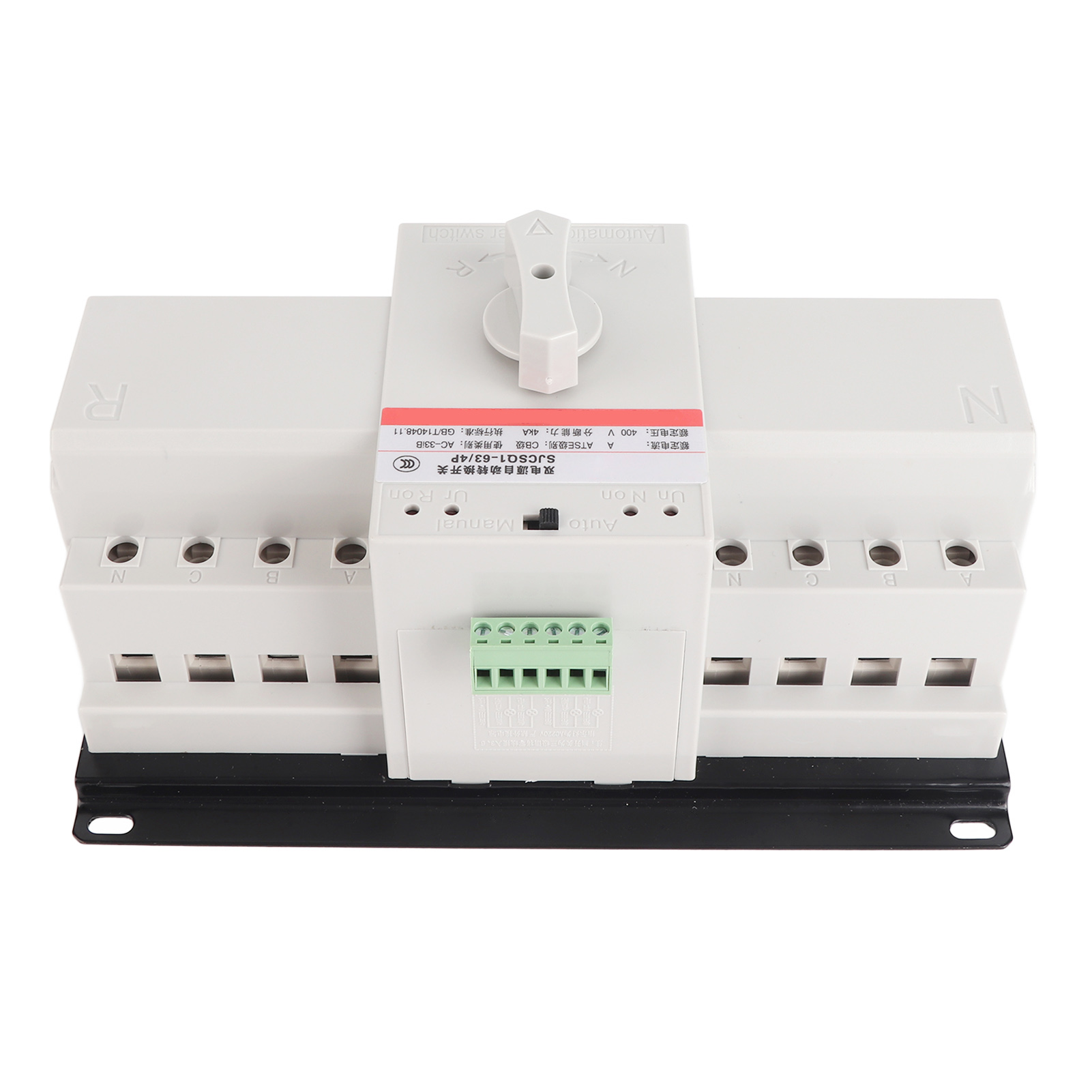 Automatischer Umschalter Mit Zwei Leistungsstufen, Elektronischer Wahlschalter, 400 V Ac, 63 A, 4 Ka, Standardmodell