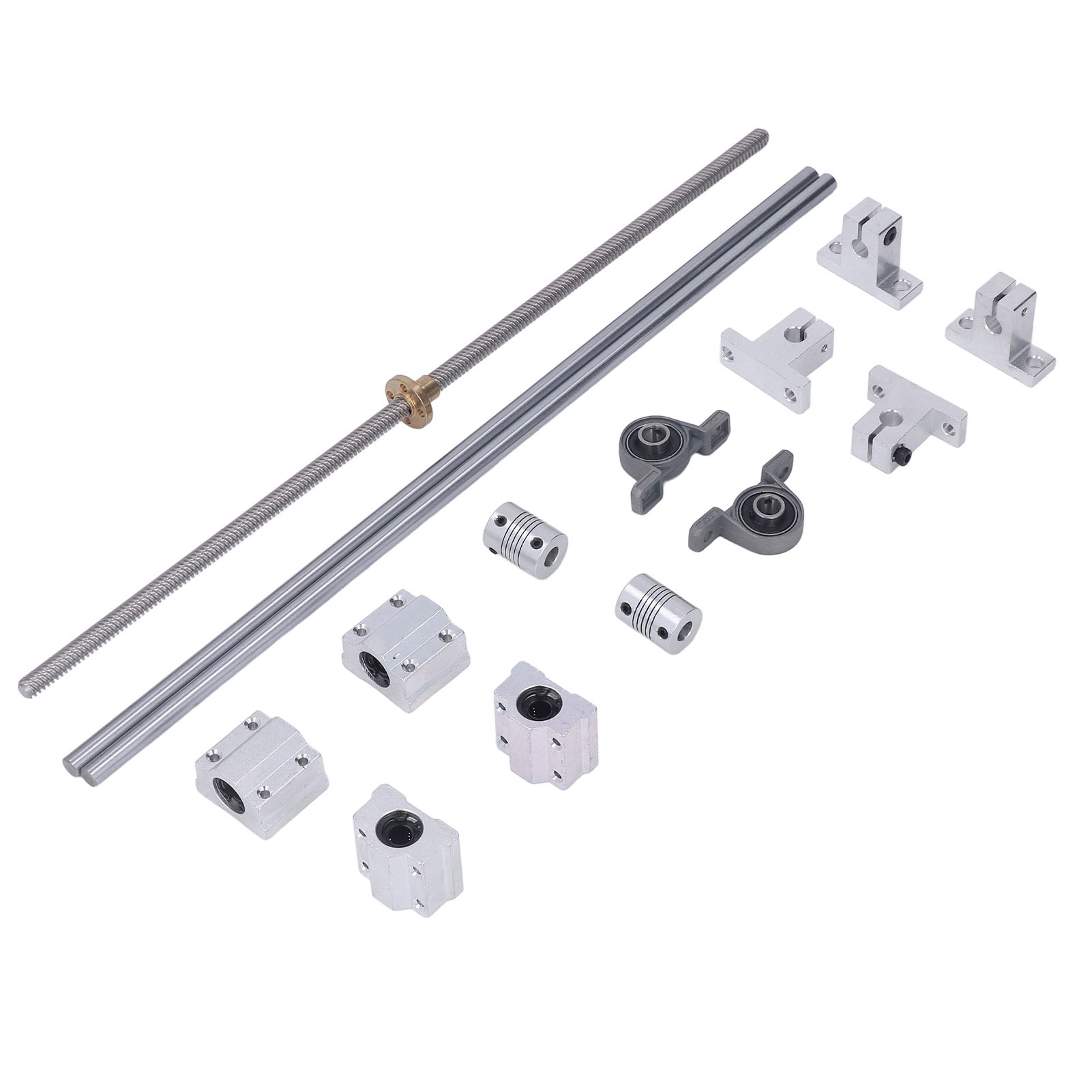 Spindelsatz 400 Mm, Optische Achsen, Spindelschiene, Achsenhalterung, Lagerbock, Gleitblocksatz