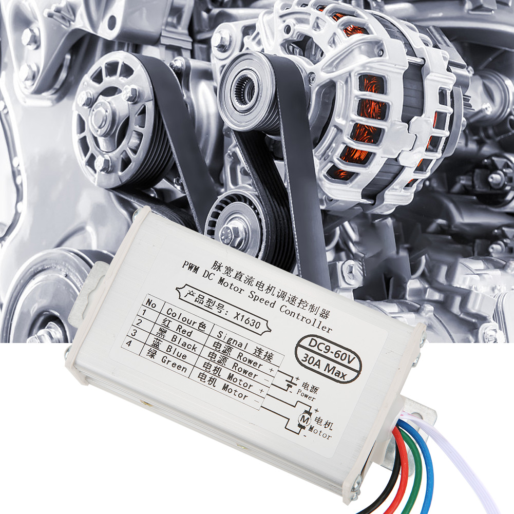 Treiber Für Gebürsteten Gleichstrommotor, Einstellbare Pwm-drehzahlregelung, Dc 9-60v, 10a/20a/30a