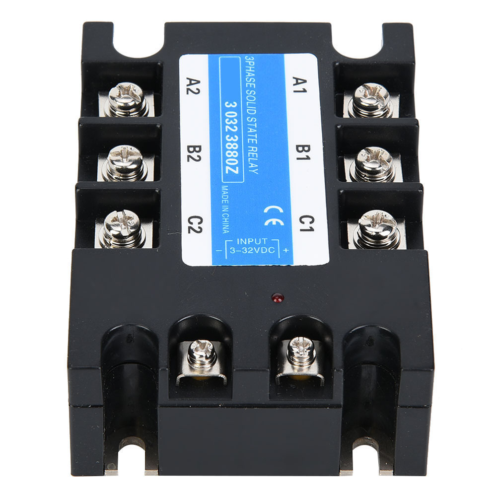 Dreiphasen-halbleiterrelais 3-32vdc Eingang Dc Ac Elektrische Geräte Für Cnc-maschinen (berm-3 032 3880z (80a))