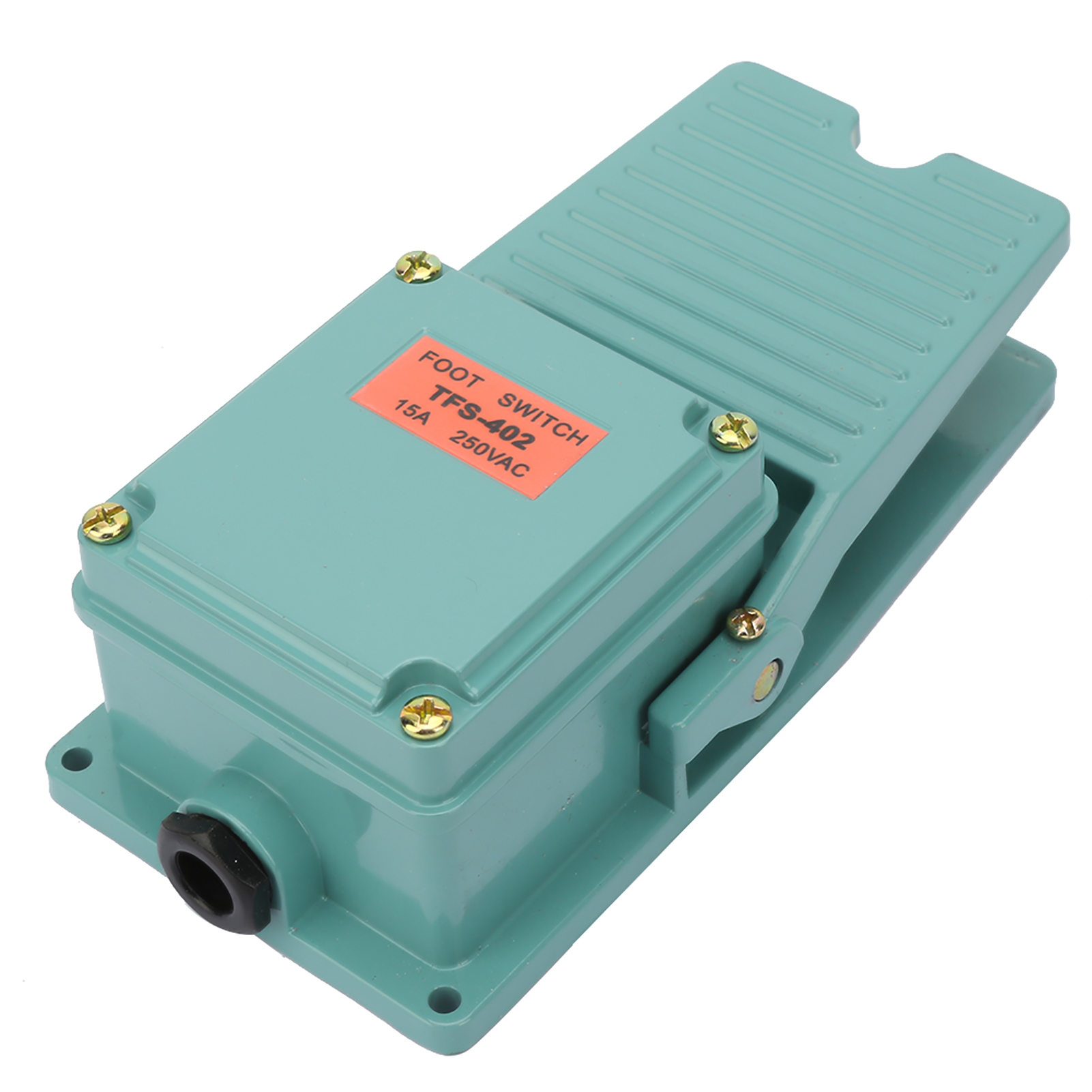 Momentaner Fußschalter 250 V Ac 3 A 1no 1nc Mit Rutschfestem Aluminium-betätiger Tfs-402